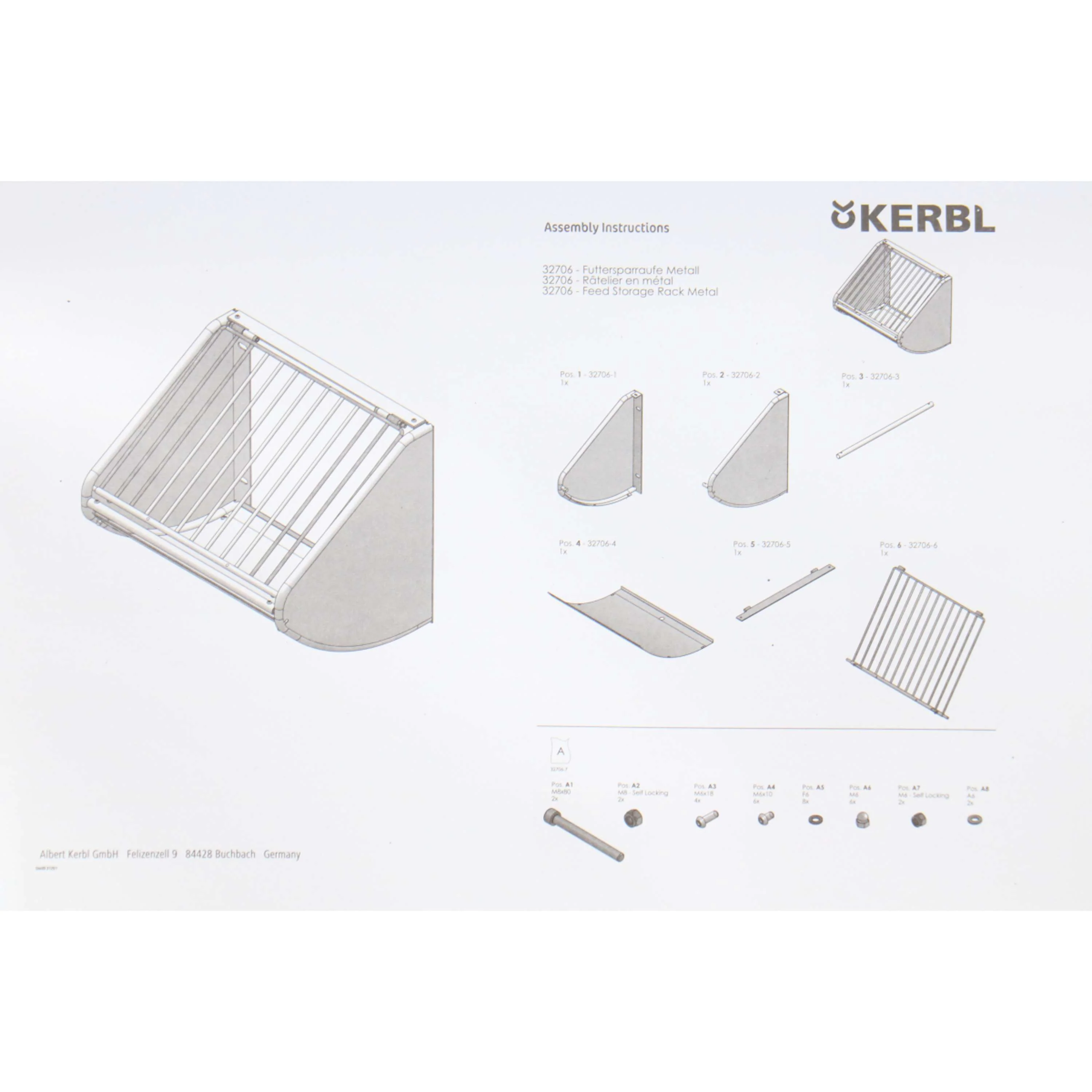 Kerbl Râtelier à Foin avec Grille - Image 10