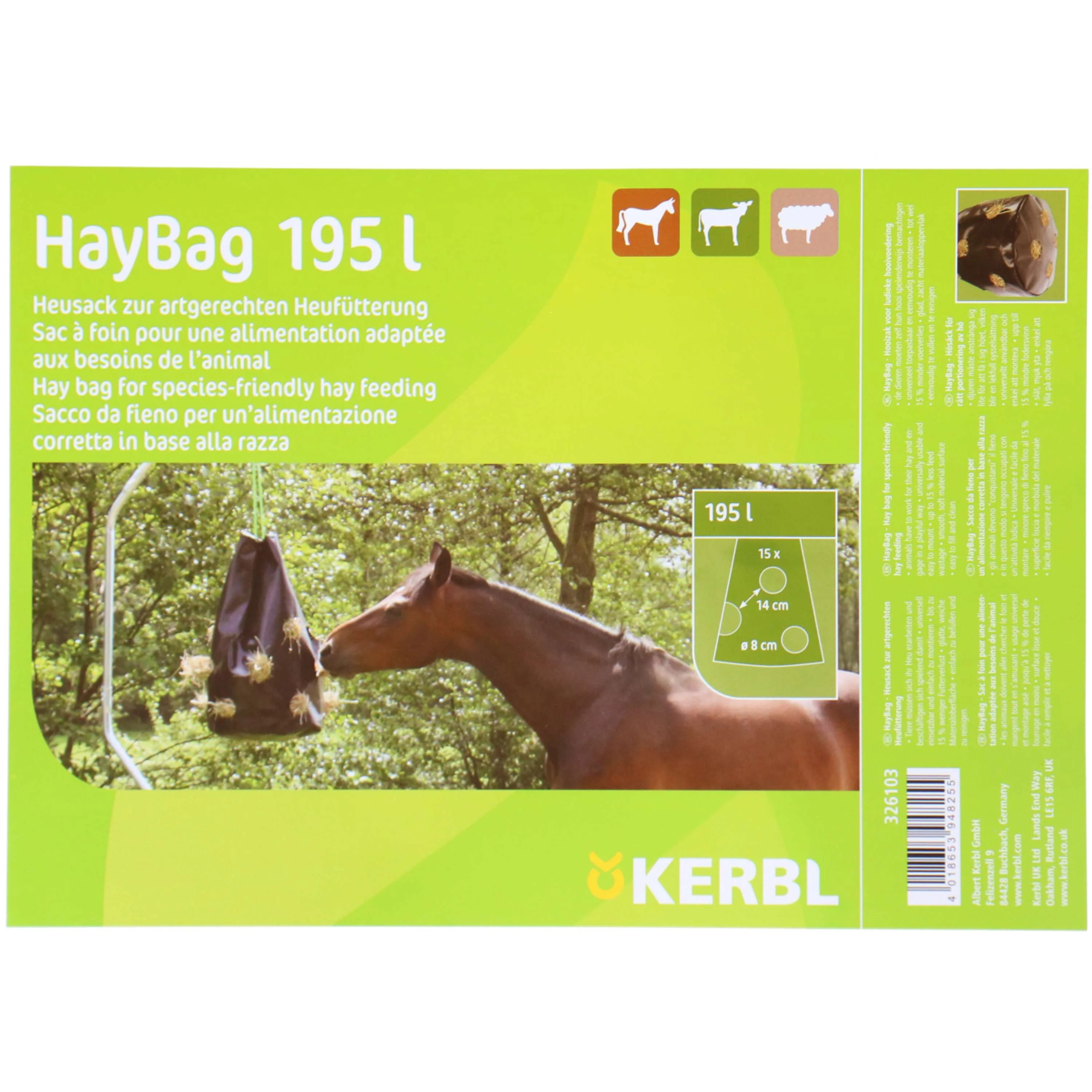 Kerbl Sac à Foin Noir - Image 8