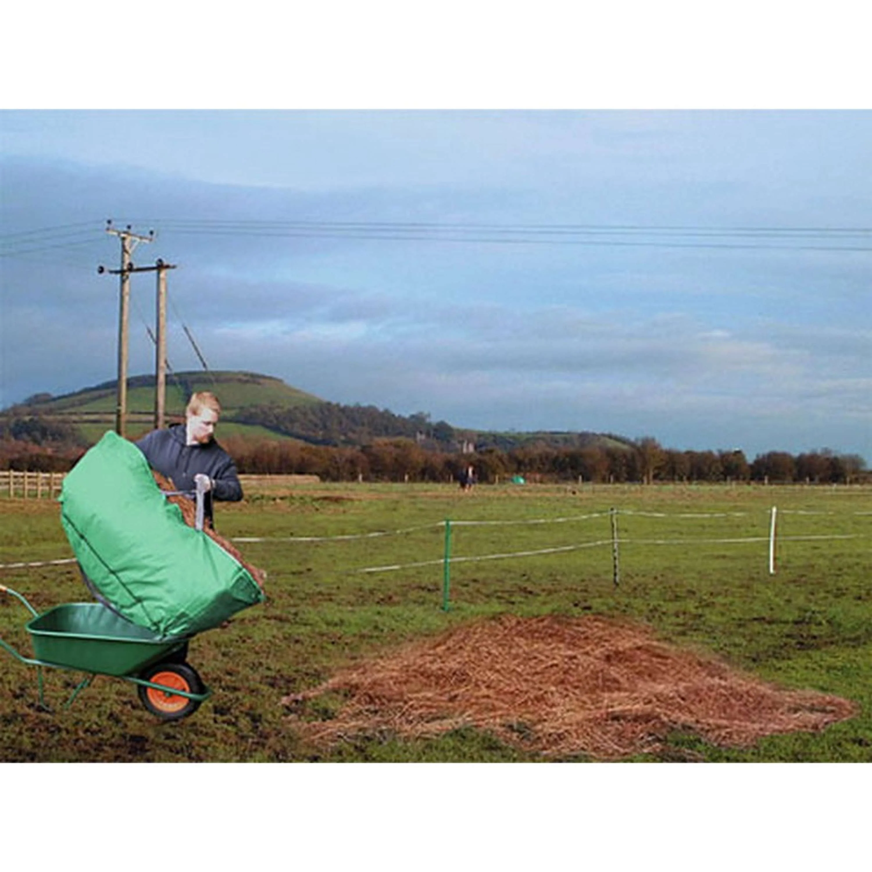 Kerbl Sac de Jardin 270l pour Brouettes Barrowbag Vert - Image 2