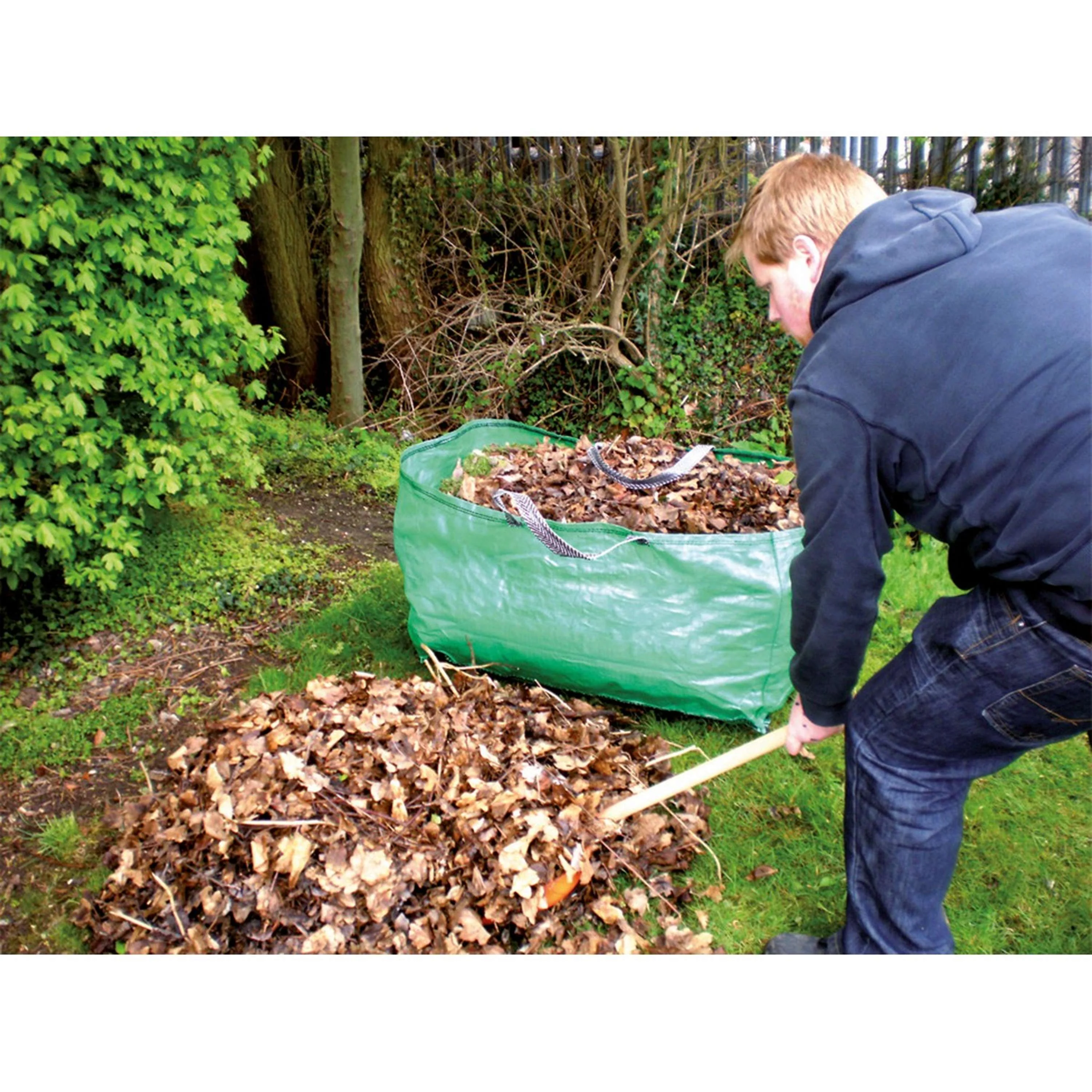 Kerbl Sac de Jardin 270l pour Brouettes Barrowbag Vert - Image 3