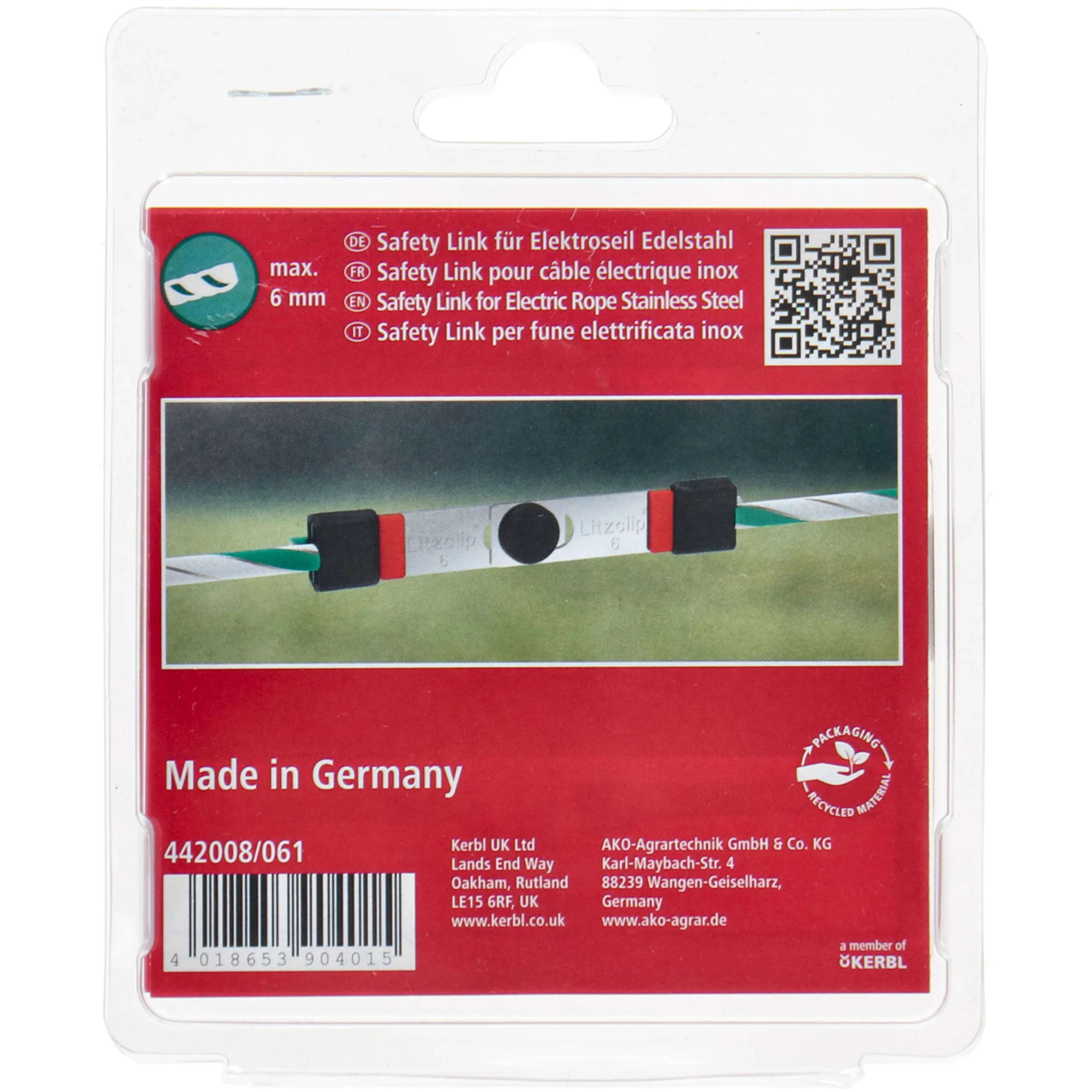 Kerbl Safety Link pour câble électrique Litzclip® 6 Pièces - Image 7