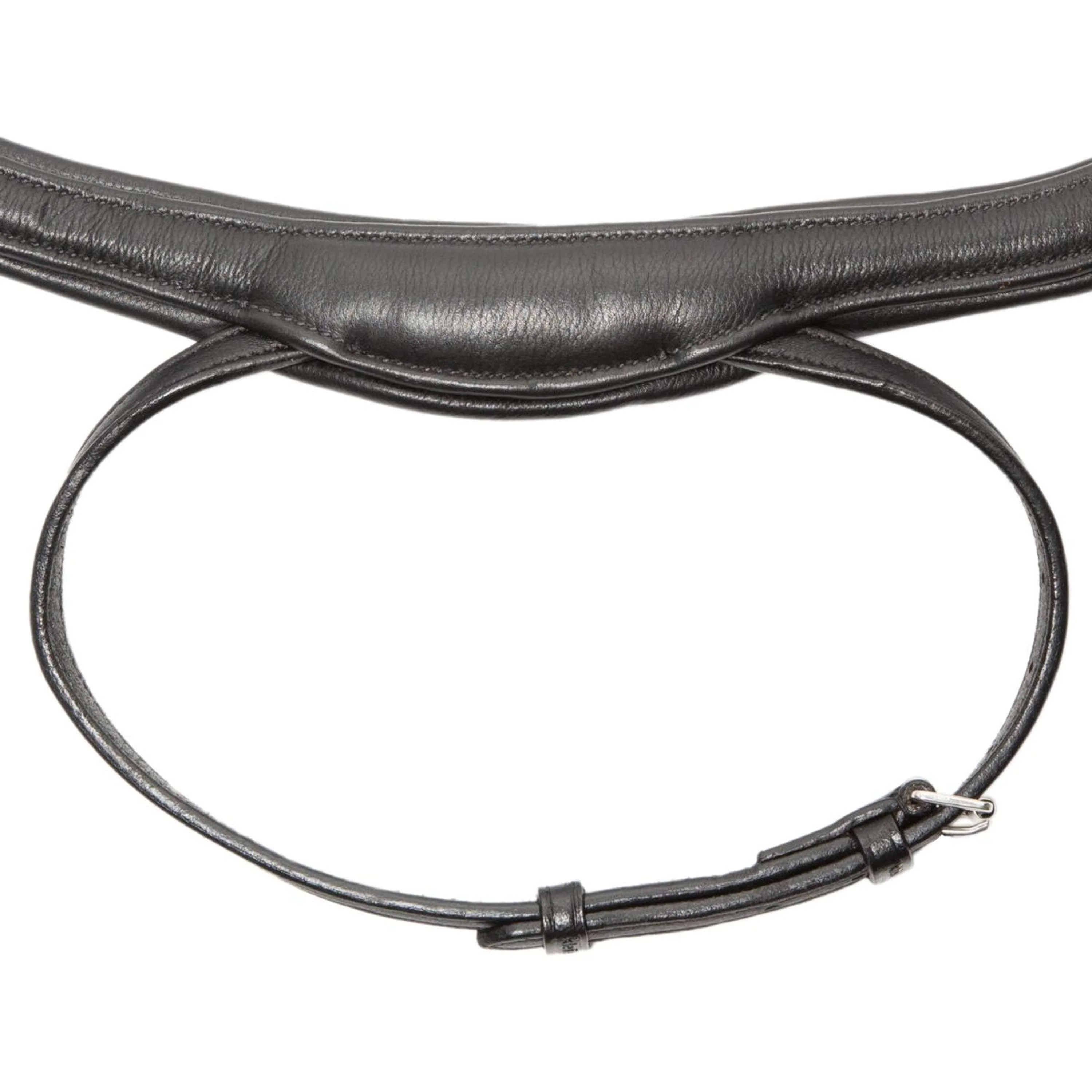 Kieffer Bridon Amy Ultrasoft Suédois avec Boucle et Noseband Noir - Image 2
