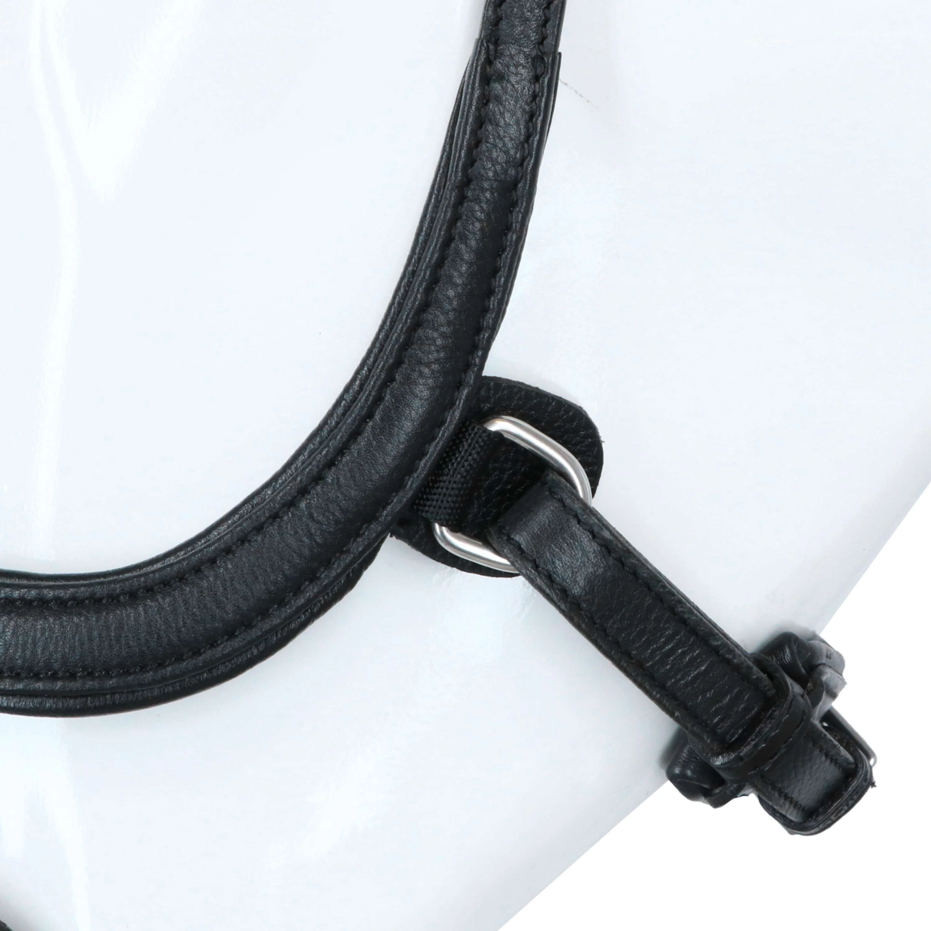 Kieffer Bridon Amy Ultrasoft Suédois avec Boucle et Noseband Noir - Image 3
