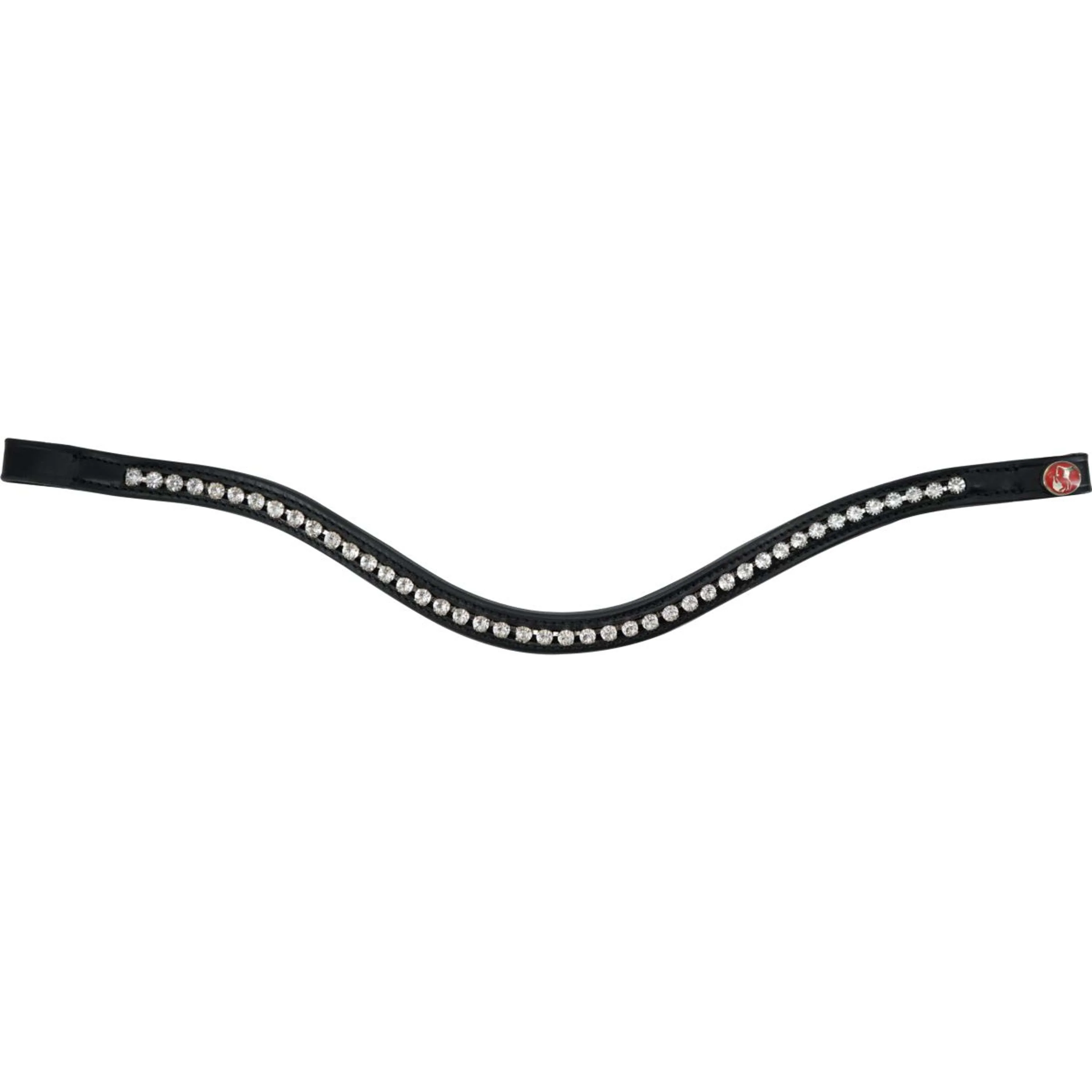 Kieffer Bridon Comfort Paris Anglais Muserolle avec Noseband, Noir Technique, Vernis, 35mm Noir/Blanc - Image 9