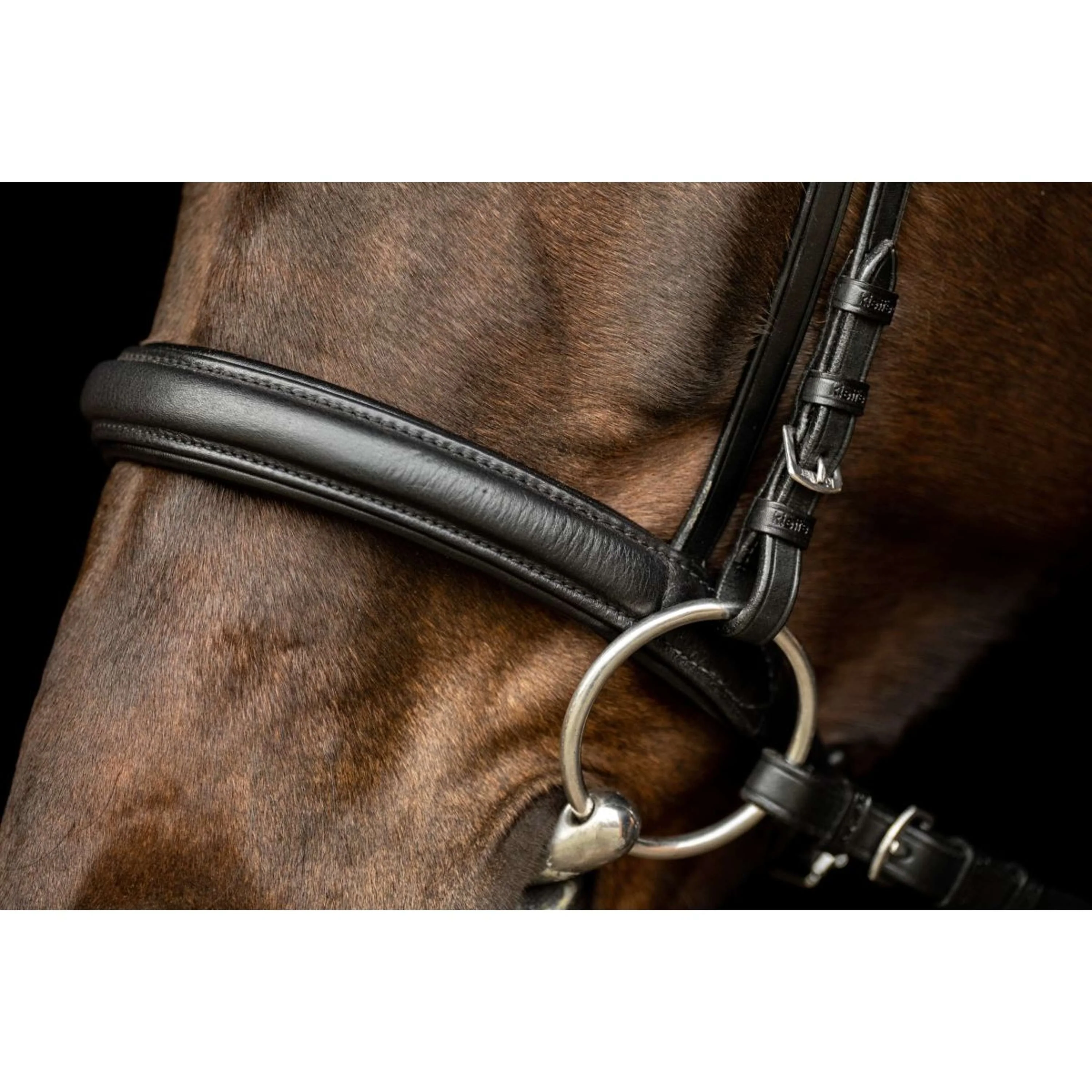 Kieffer Bridon Ultrasoft Sue avec des Cristaux Marron/Gris Clair - Image 4
