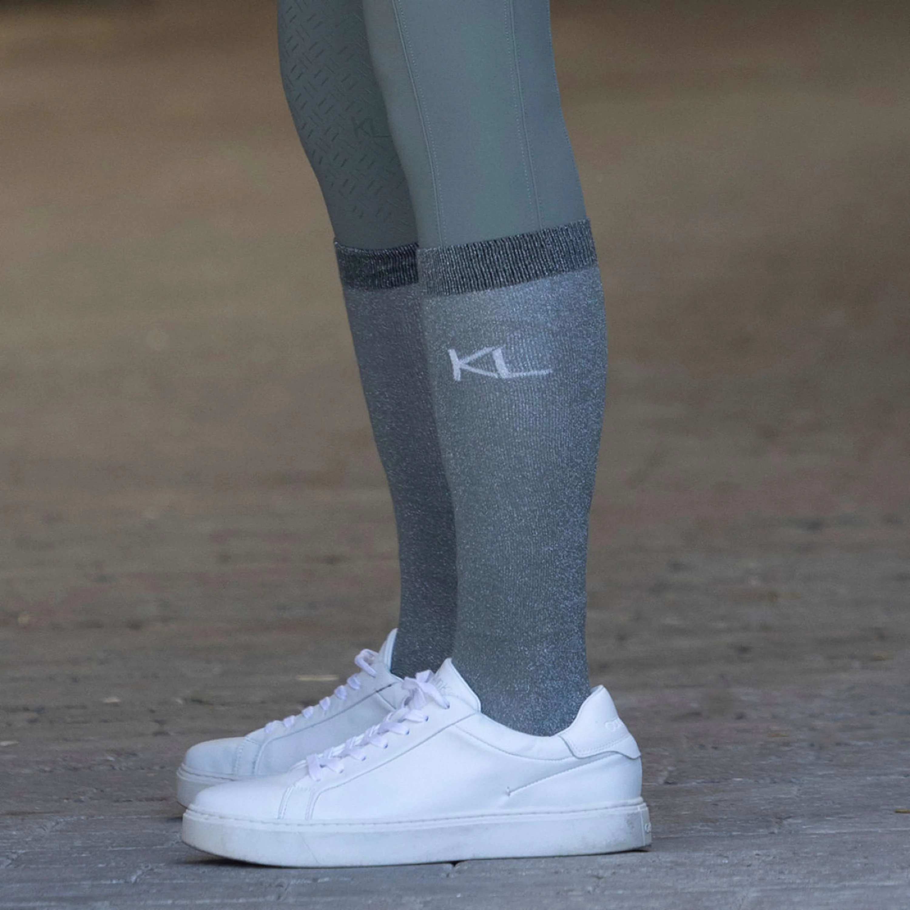 Kingsland Chaussettes d'Équitation KLLorella Coolmax Green Agave - Image 2