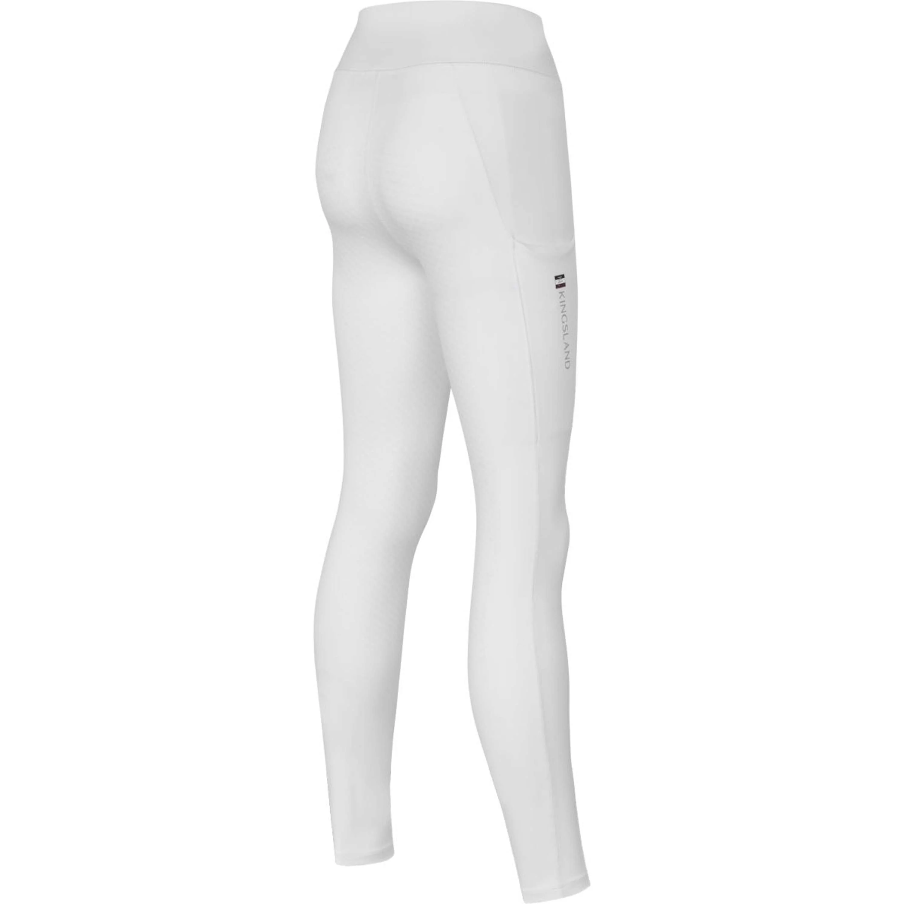 Kingsland Legging d'Équitation Classic Full Grip Blanc - Image 2
