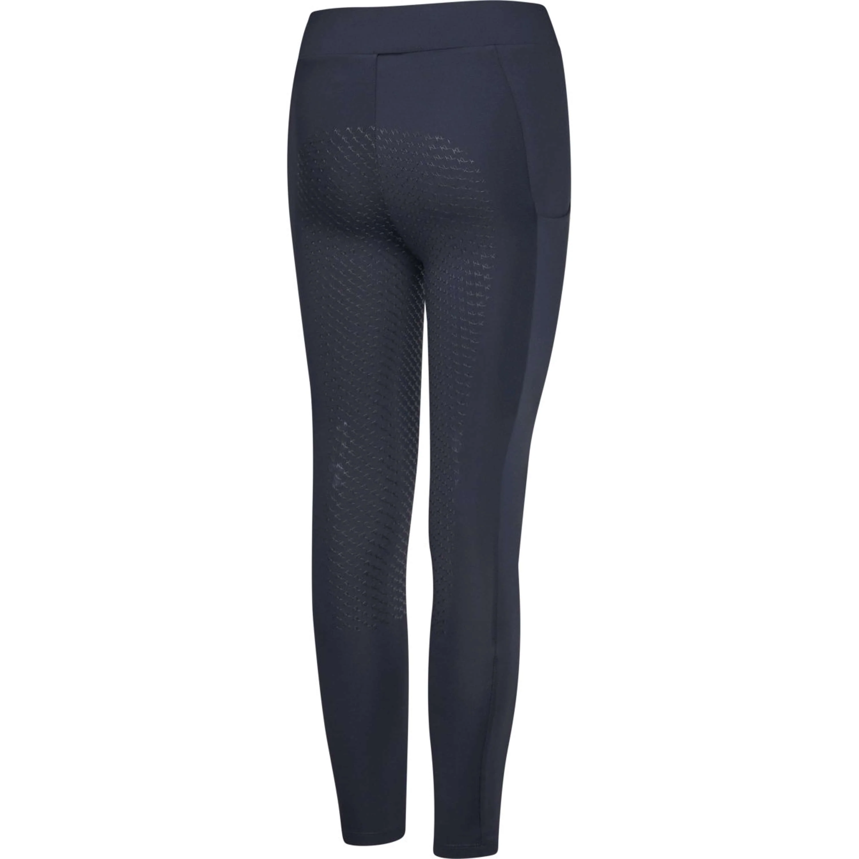 Kingsland Legging d'Équitation KLLilo Junior F-tec 5 Full Grip Marin - Image 2