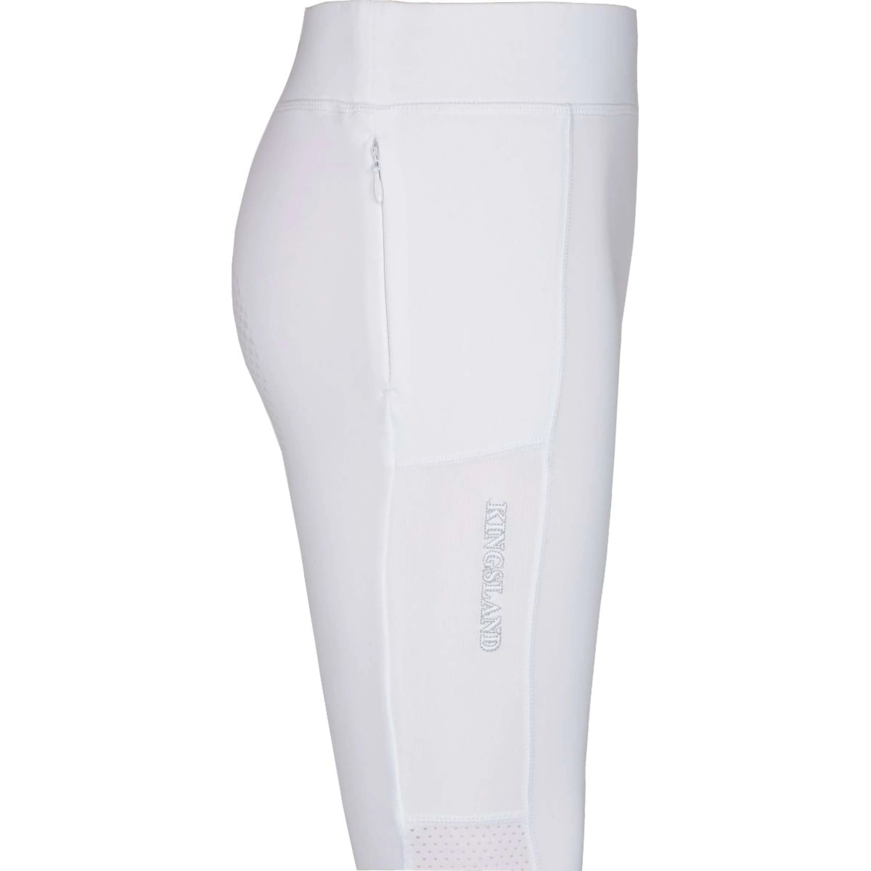 Kingsland Pantalon d'Équitation Kemmie Full Grip F-Tec2 Blanc - Image 3