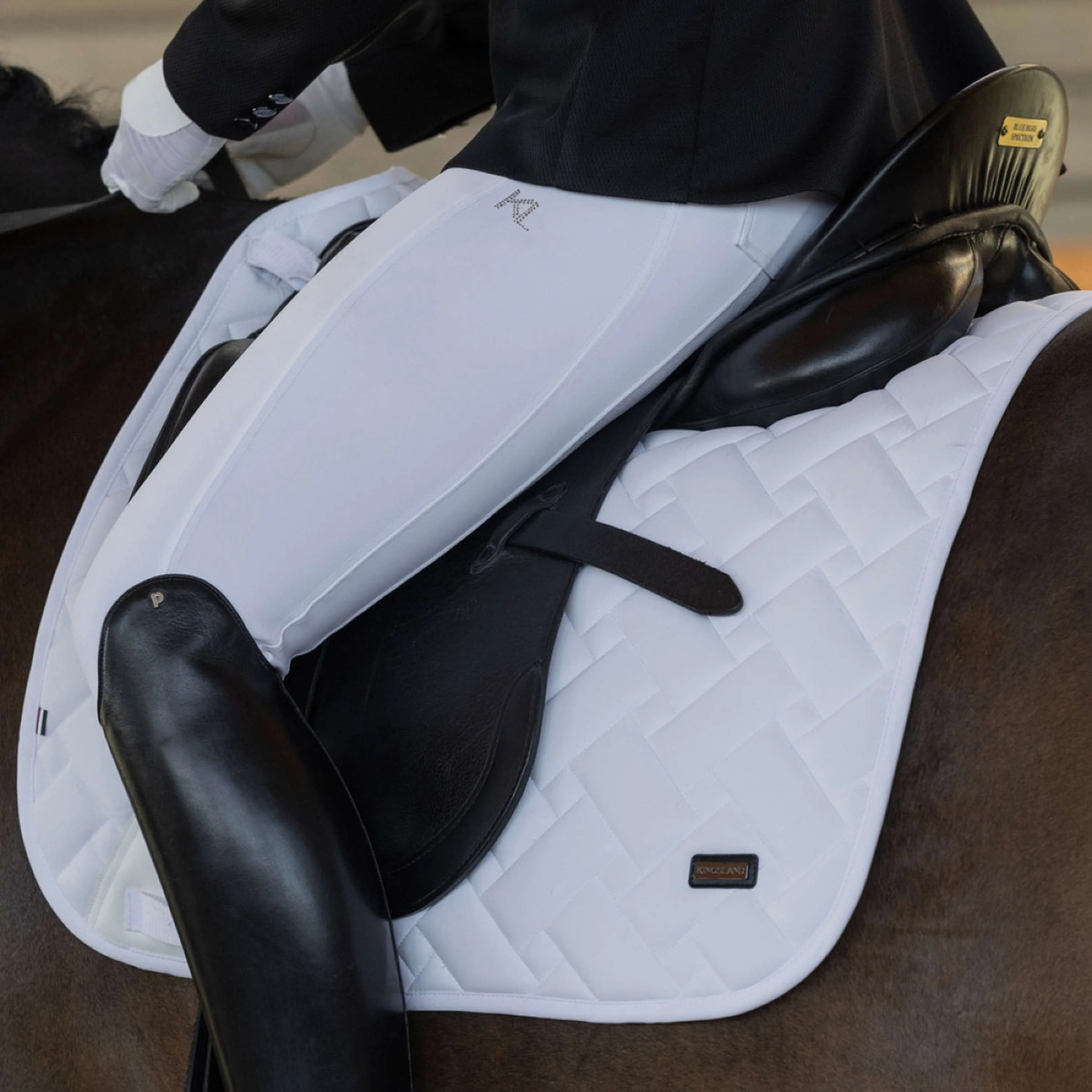 Kingsland Pantalon d'Équitation Khloe Full Grip Blanc - Image 3