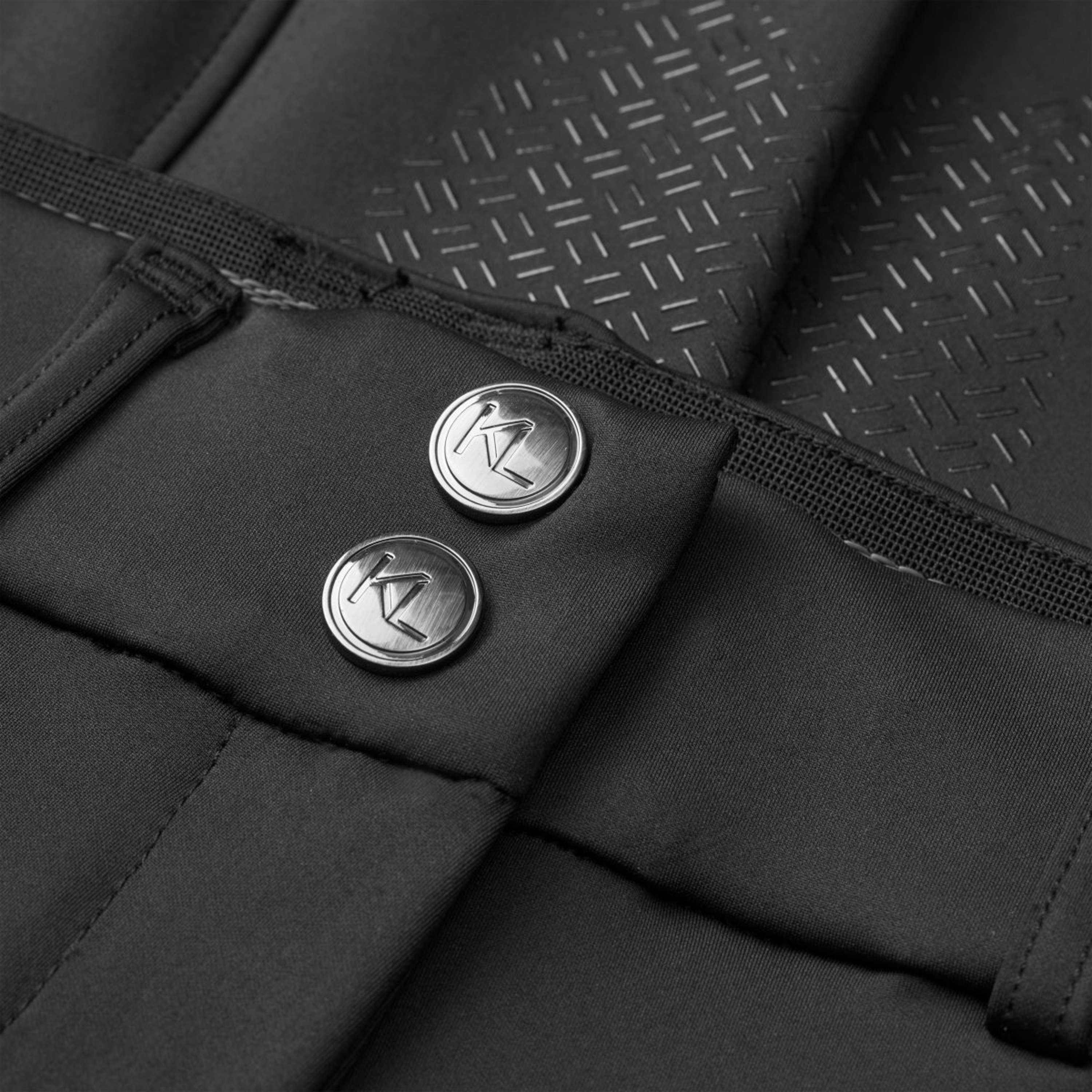 Kingsland Pantalon d'Équitation KLKaya Prise de Genou Noir - Image 3