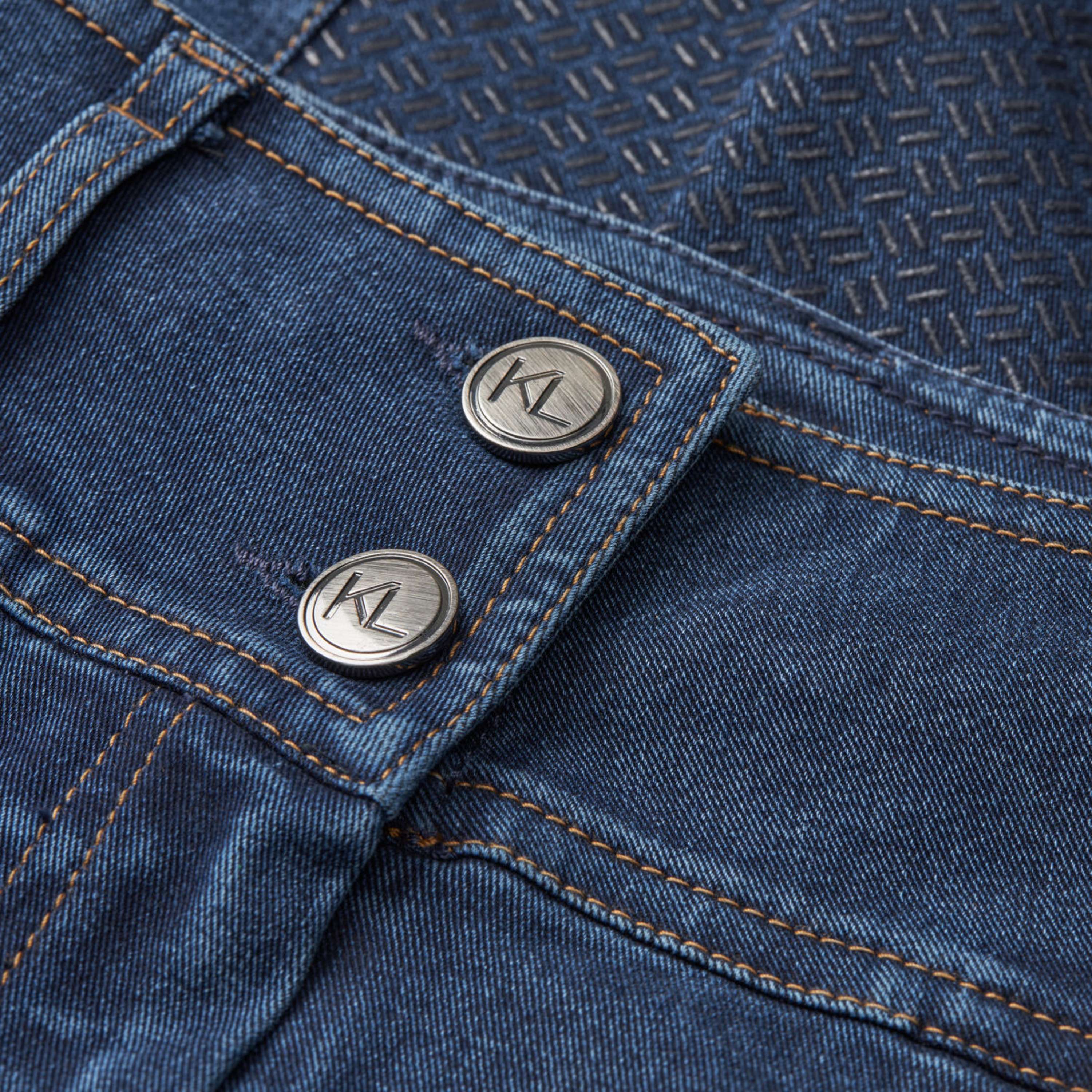 Kingsland Pantalon d'Équitation KLKayce Denim Full Grip Marin - Image 9