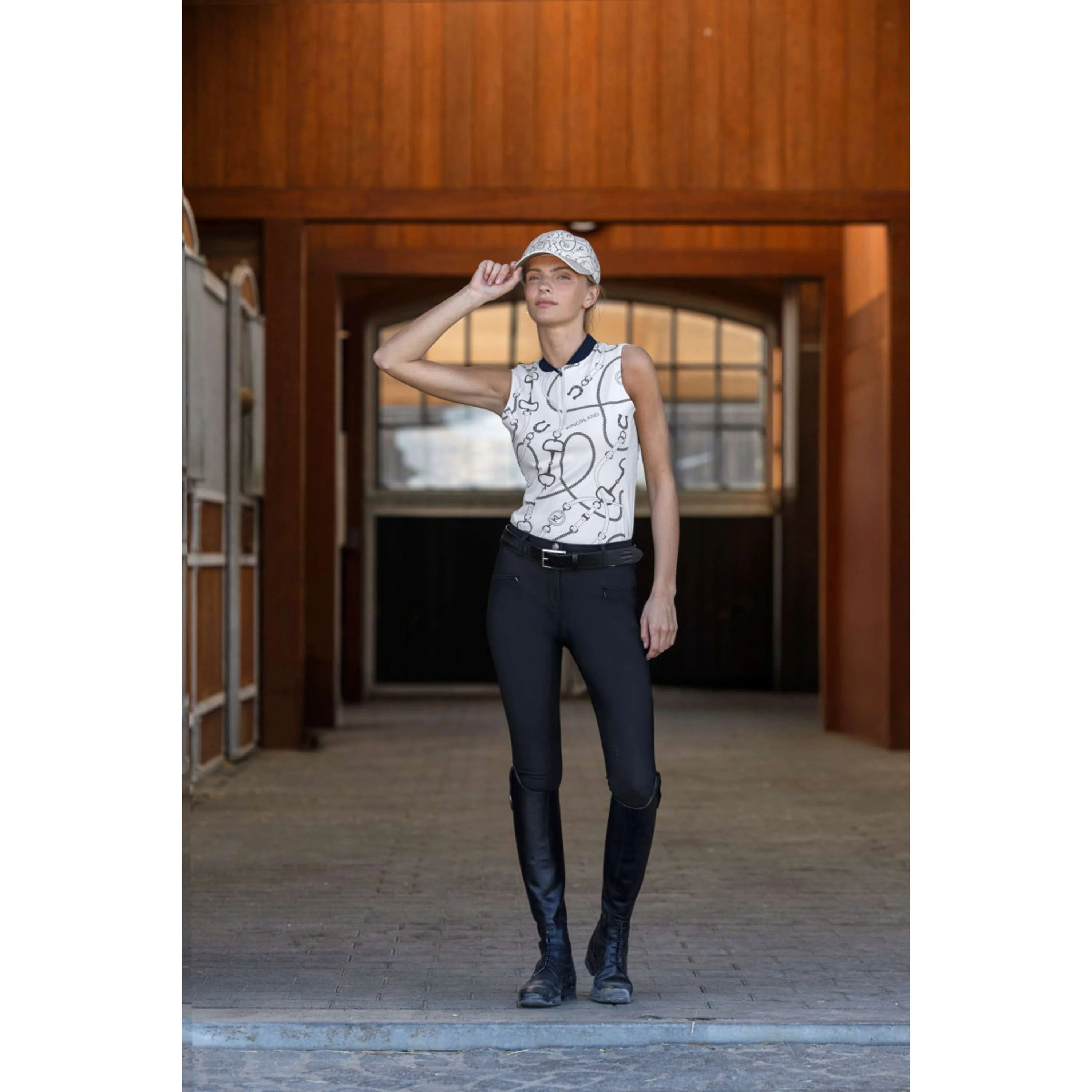 Kingsland Pantalon d'Équitation KLKerry Seamless Full Grip Noir - Image 2
