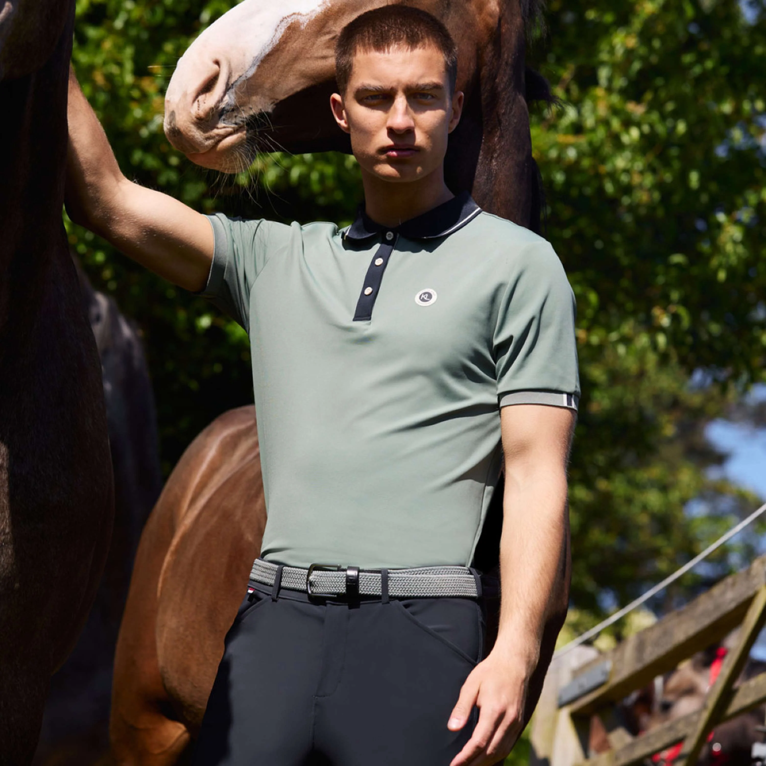 Kingsland Polo KLLorenzo Hommes Green Agave - Image 2