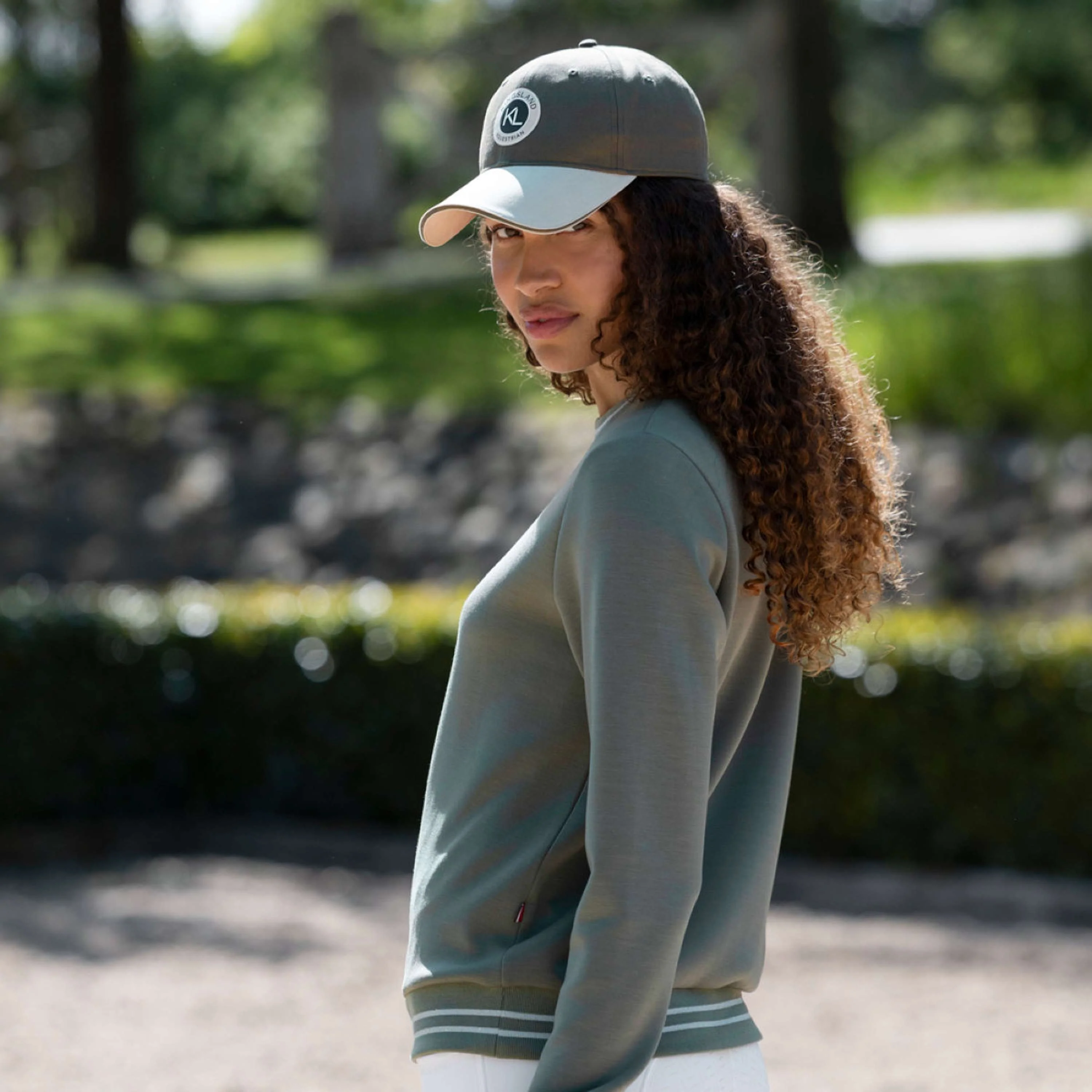 Kingsland Sweatshirt KLLilian Green Agave - Image 5