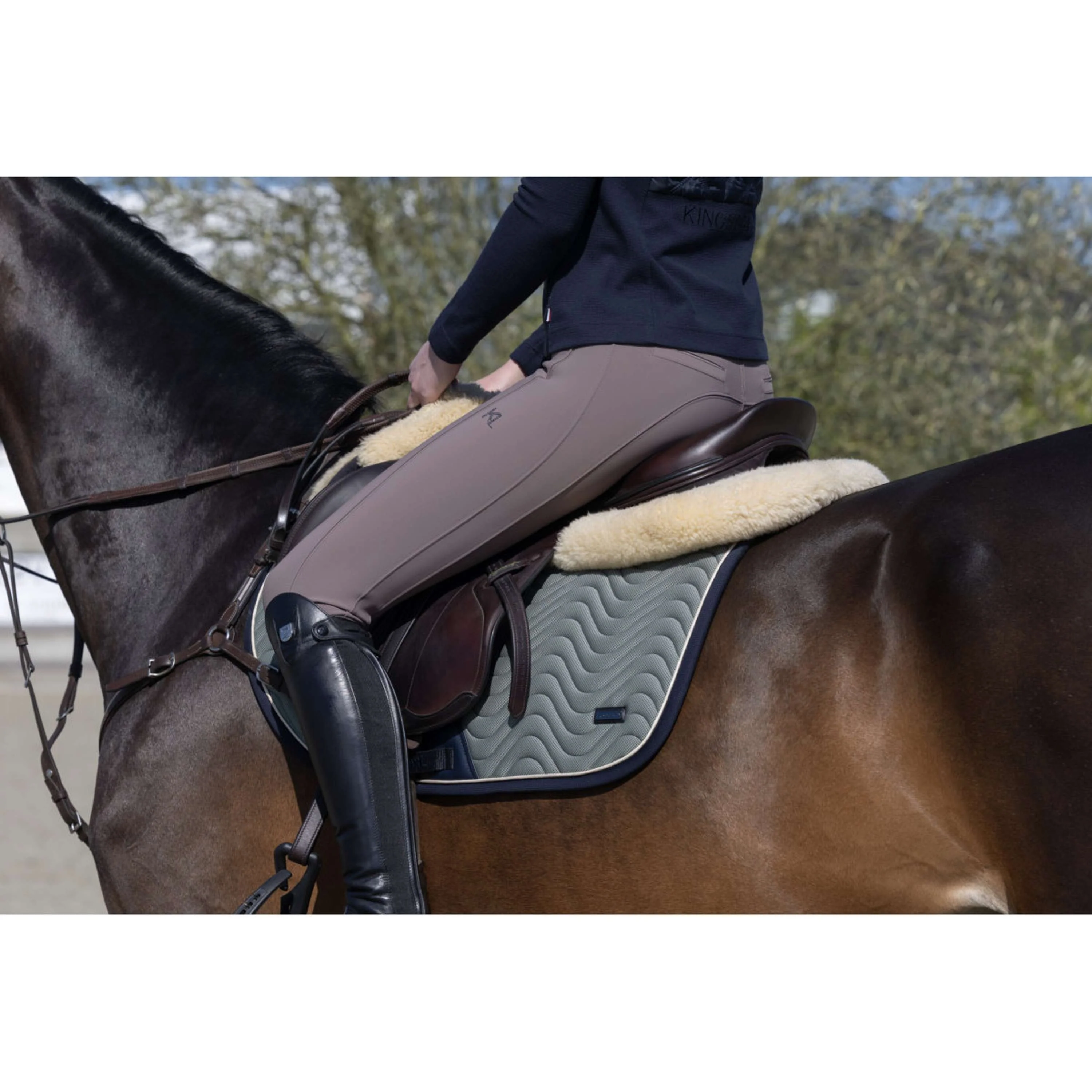 Kingsland Tapis de Selle KLLucca Cooling de Saut Green Agave - Image 3