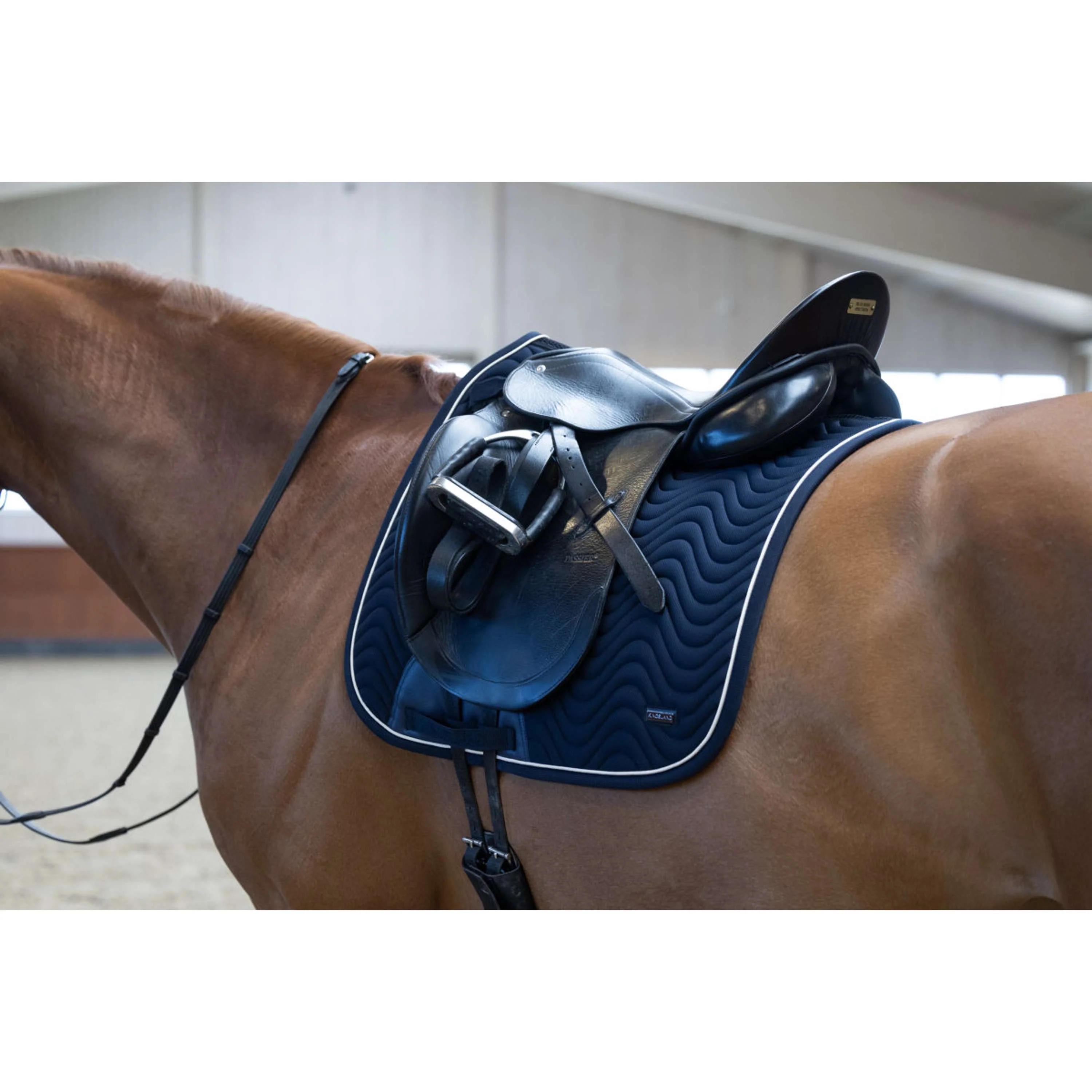 Kingsland Tapis de Selle KLLucca Cooling Dressage Marin - Image 3