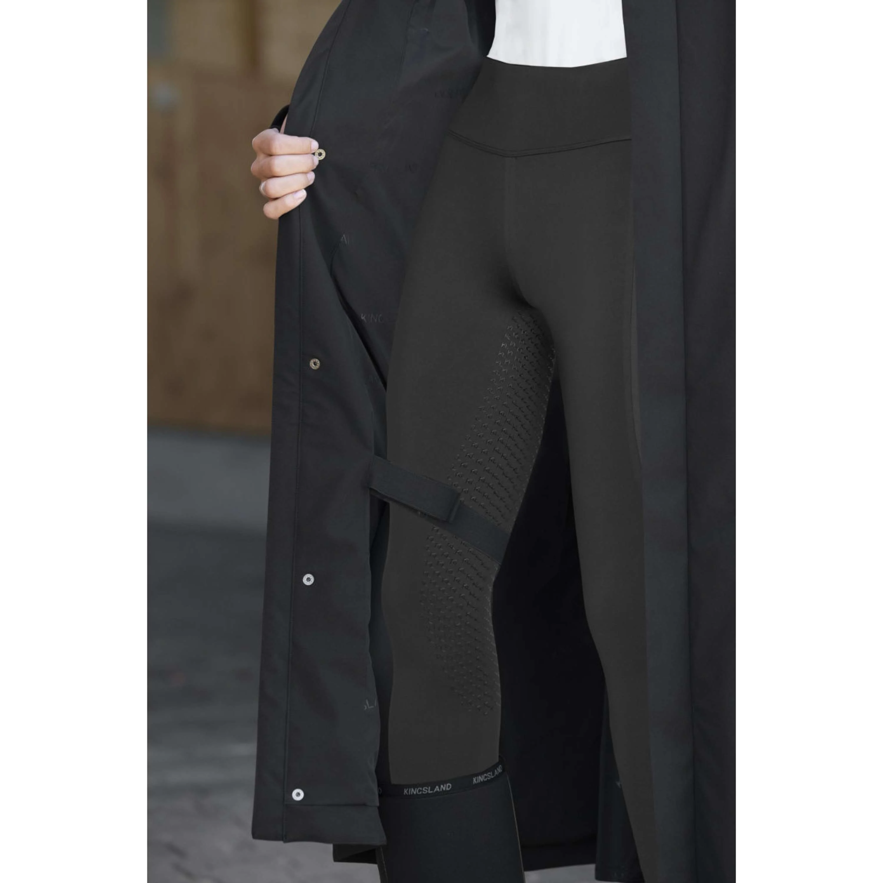 Kingsland Veste Longue KLLucia Étanche Noir - Image 4