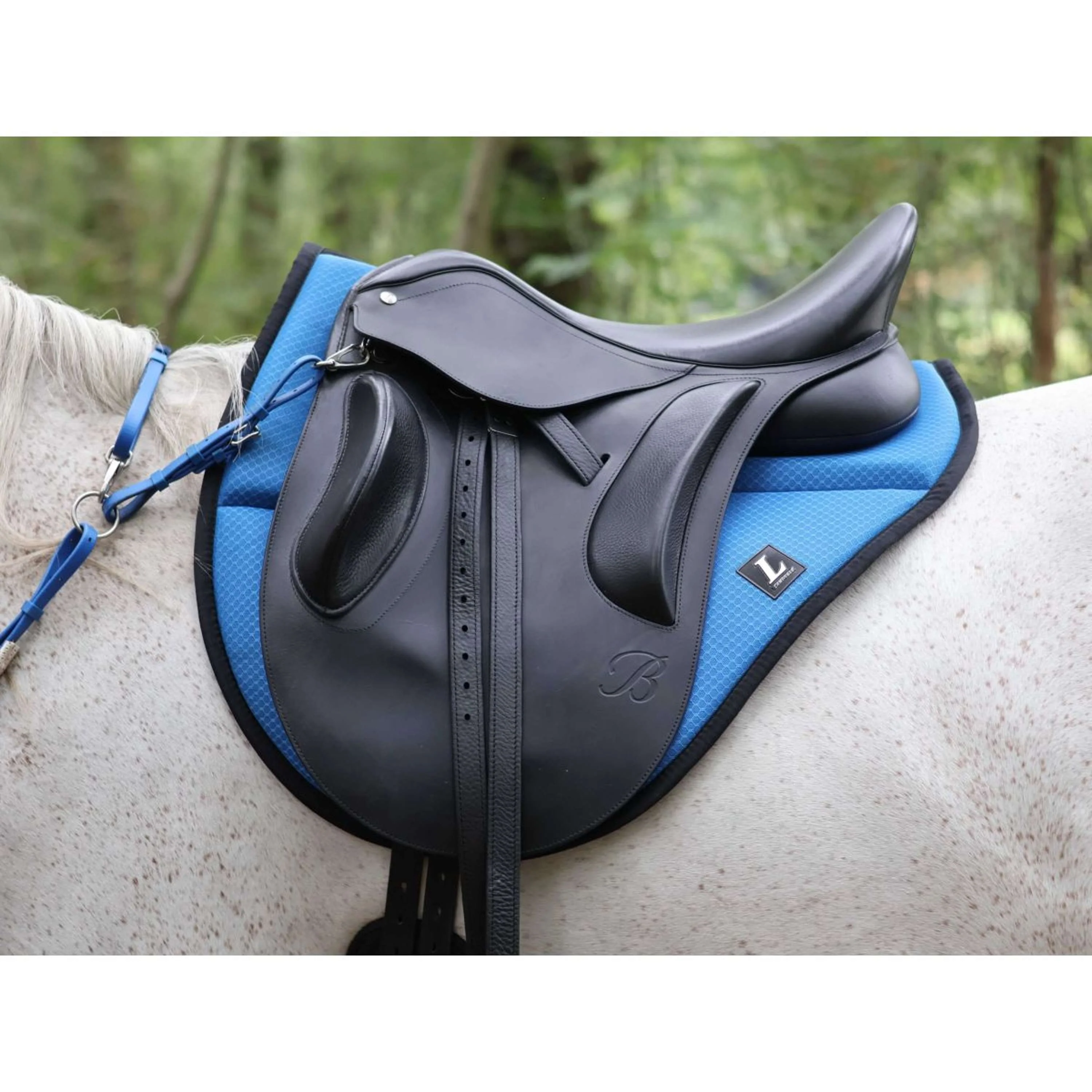 Lami-Cell Tapis de Selle Endurance Mesh Bleu - Image 2