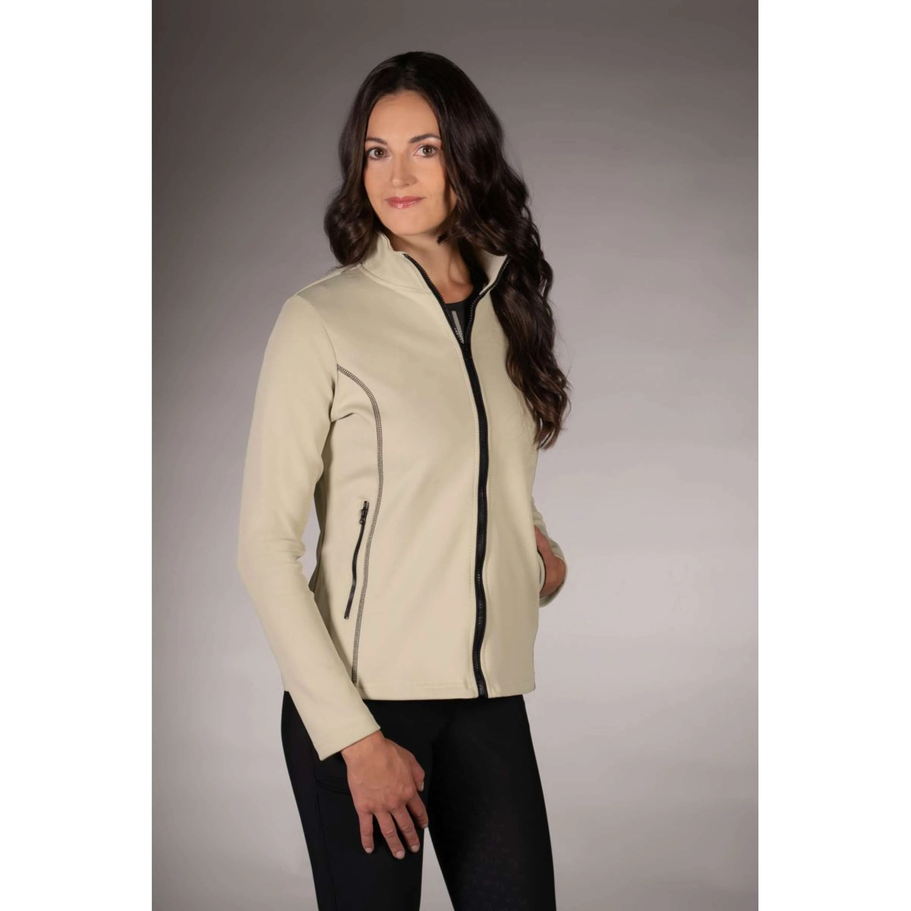 Lauria Garrelli Veste Polaire Limone Gris/Beige - Image 6