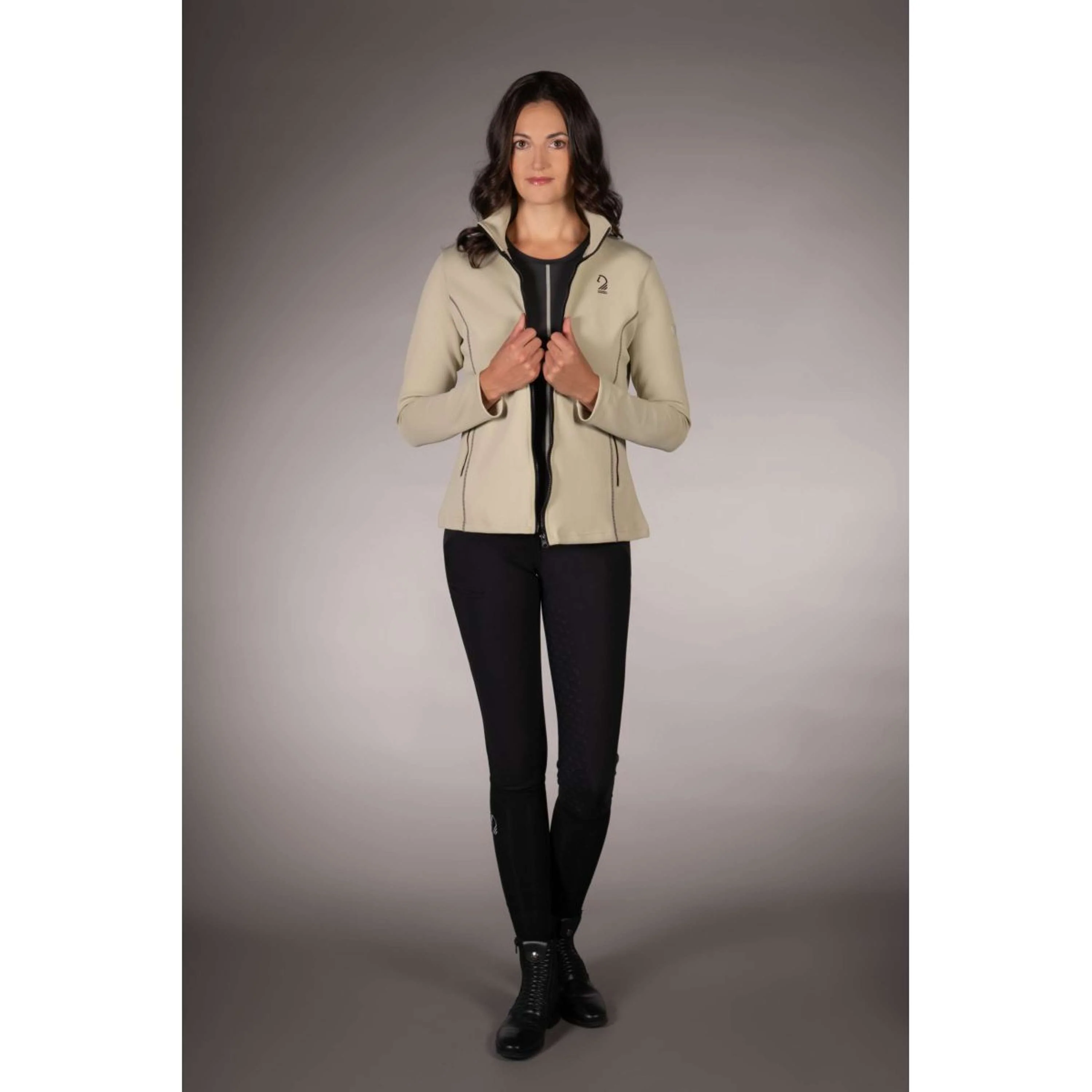 Lauria Garrelli Veste Polaire Limone Gris/Beige - Image 8
