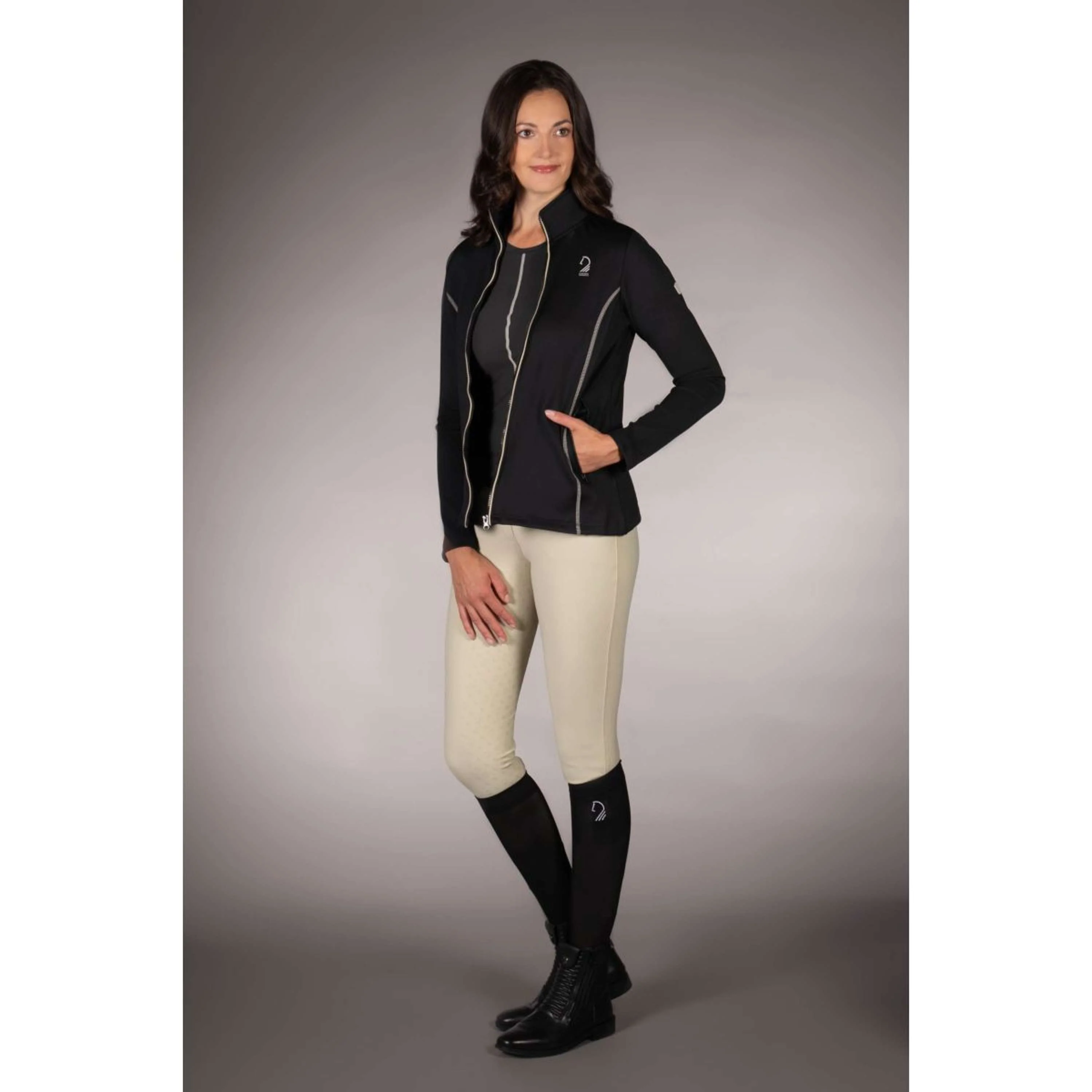 Lauria Garrelli Veste Polaire Limone Noir - Image 3
