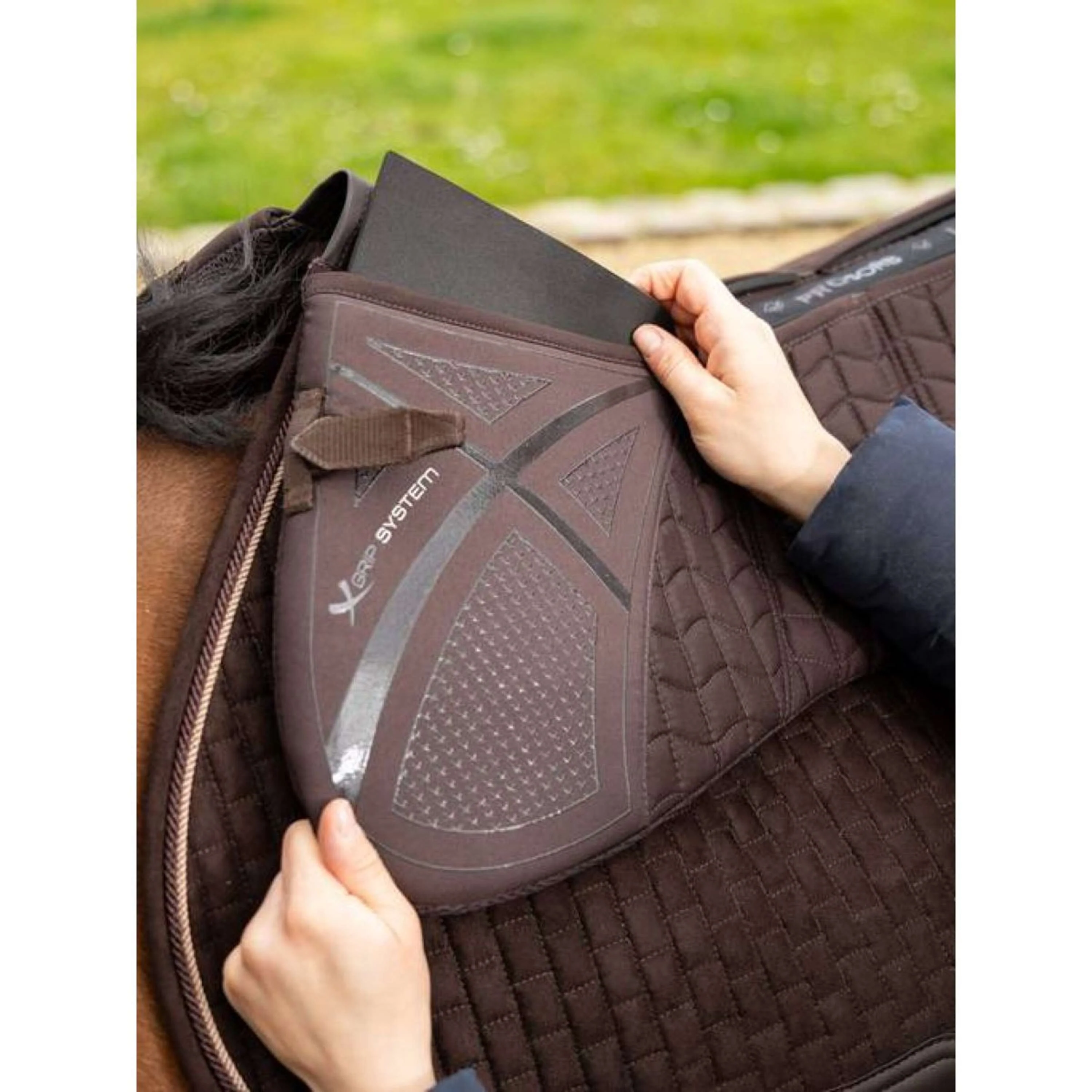 LeMieux Amortisseur Prosorb 3 pocket Quilted Marron - Image 4