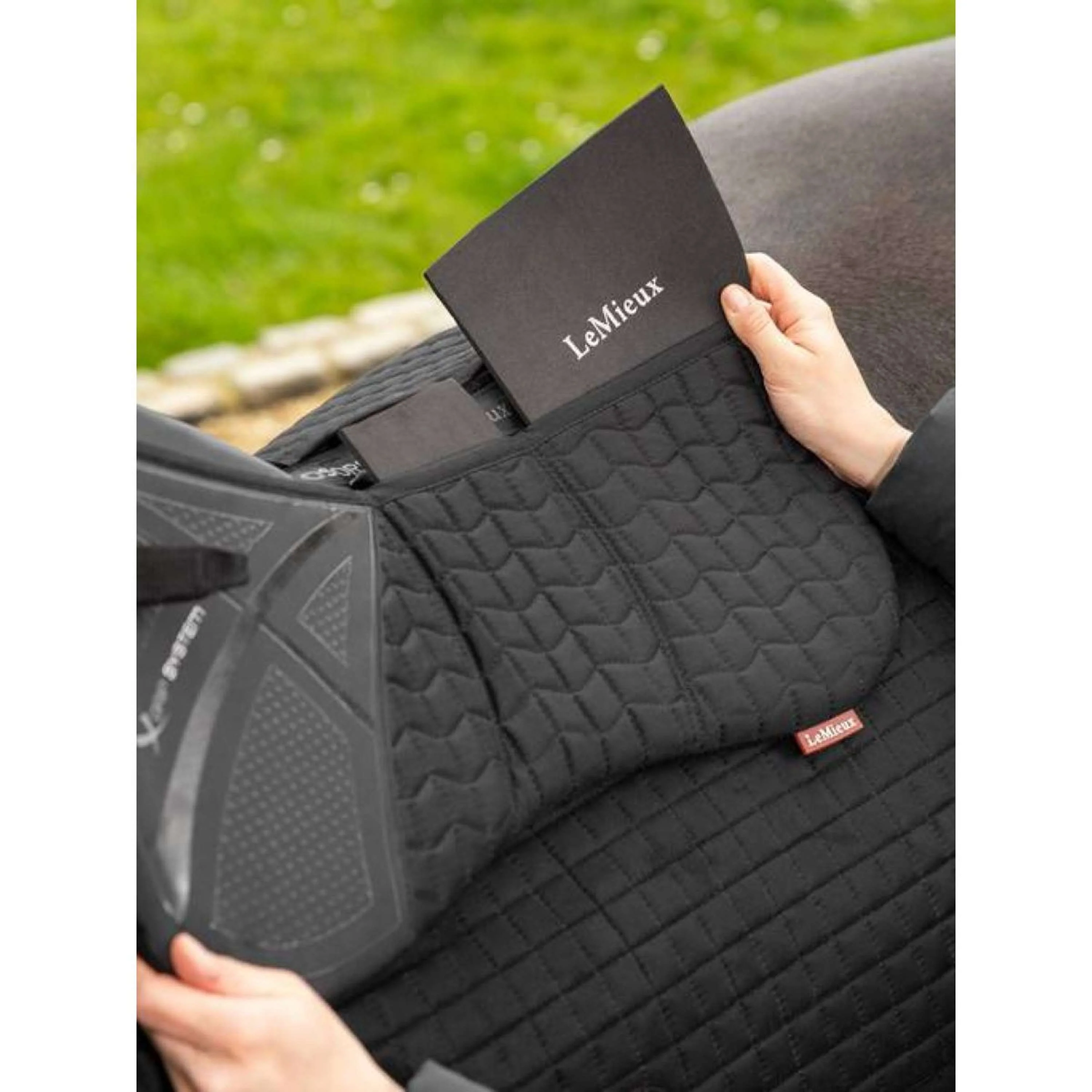 LeMieux Amortisseur Prosorb 3 pocket Quilted Noir - Image 3