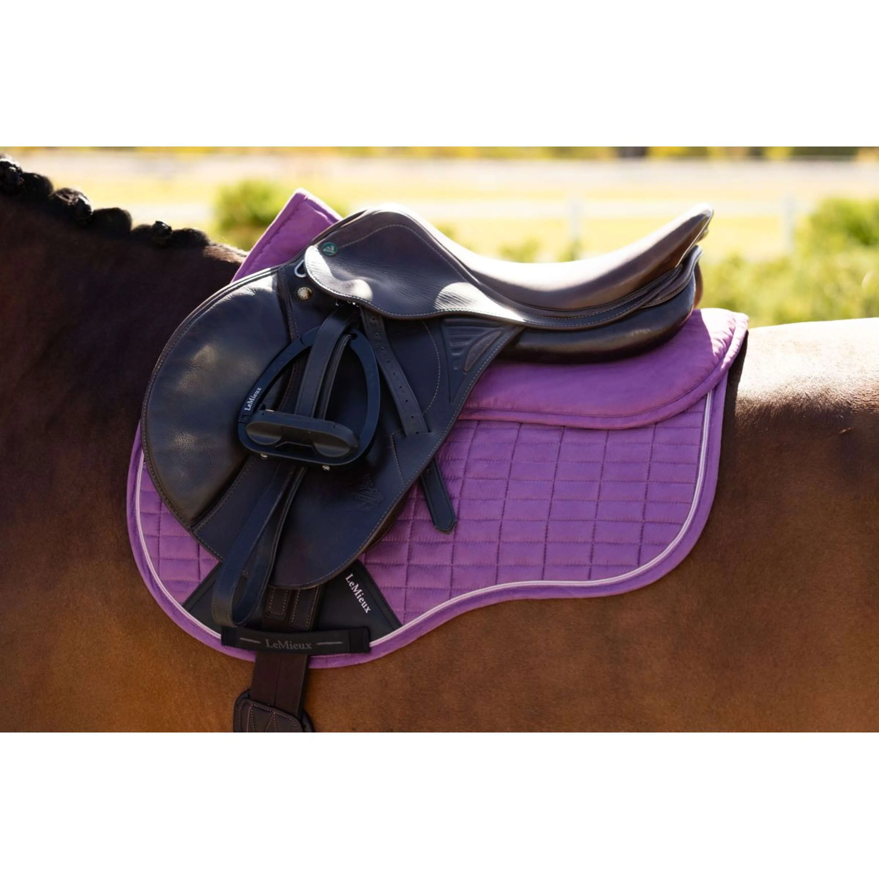 LeMieux Amortisseur Suede Mallow - Image 2