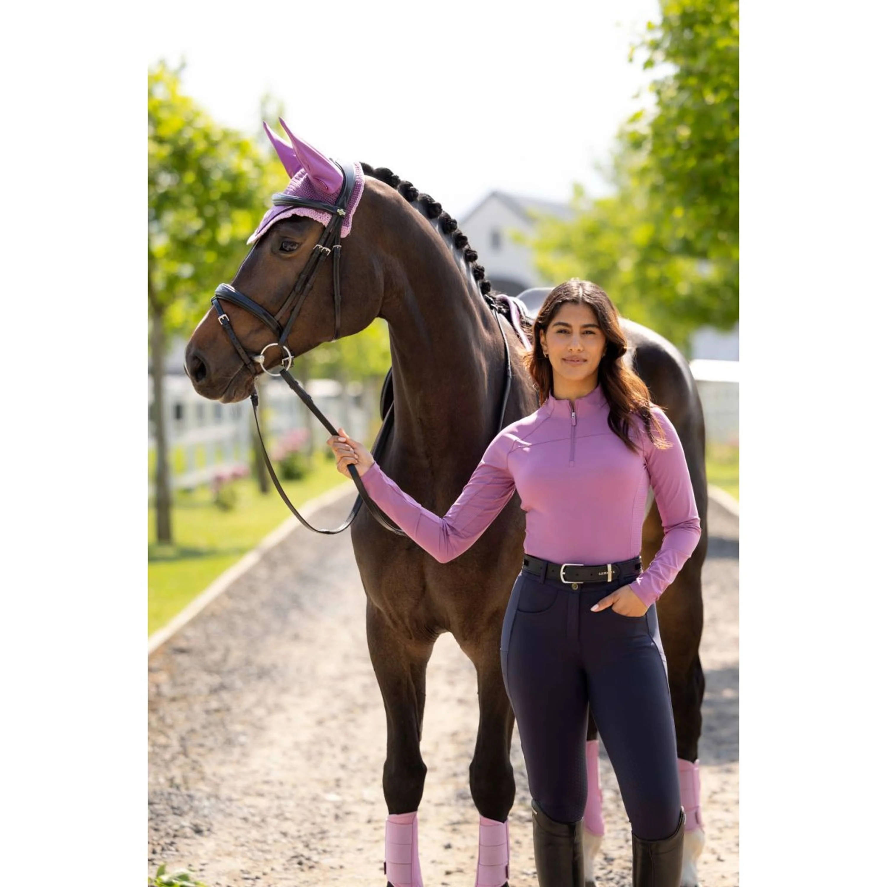 LeMieux Base Layer Airflow Longues Manches Mallow - Image 12