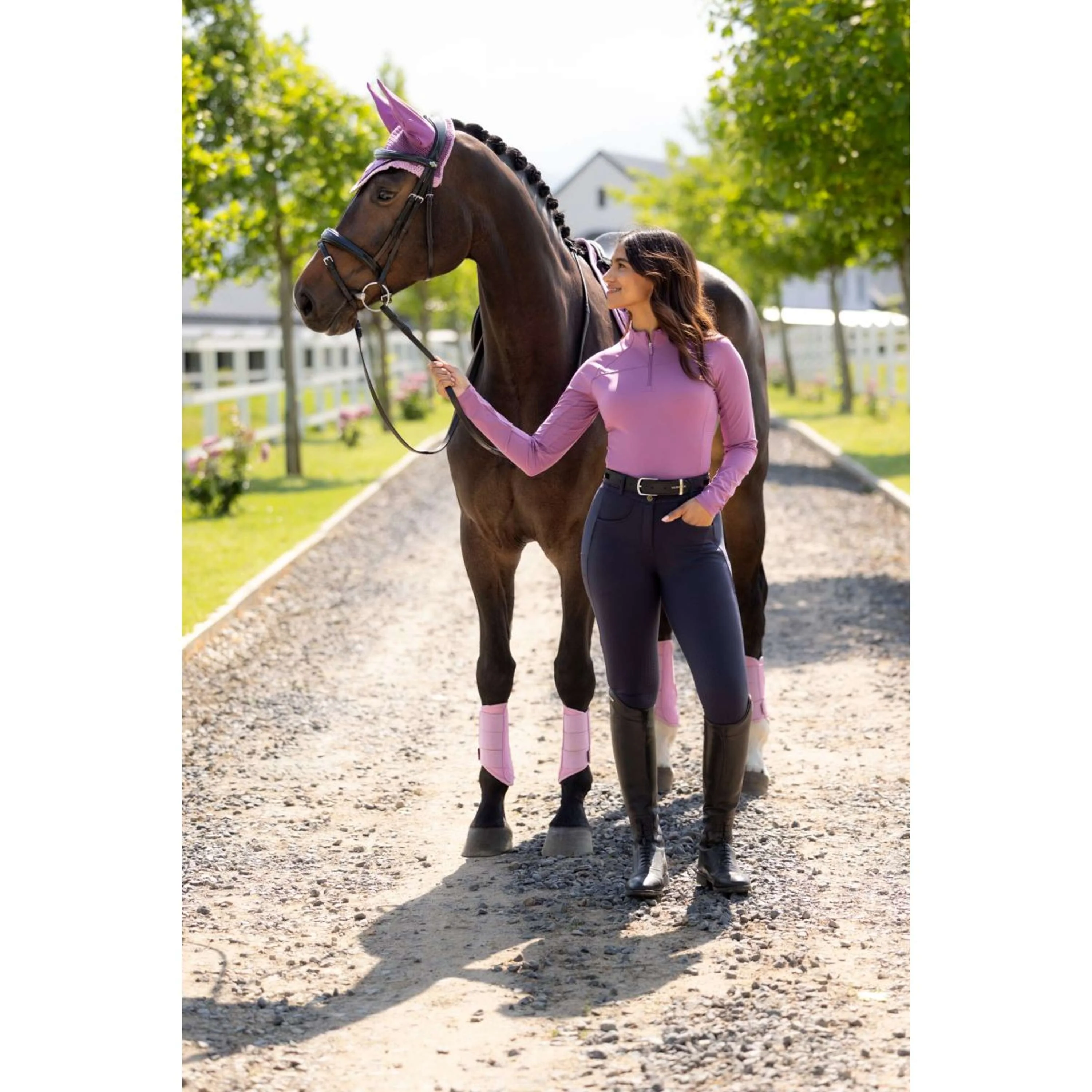 LeMieux Base Layer Airflow Longues Manches Mallow - Image 13
