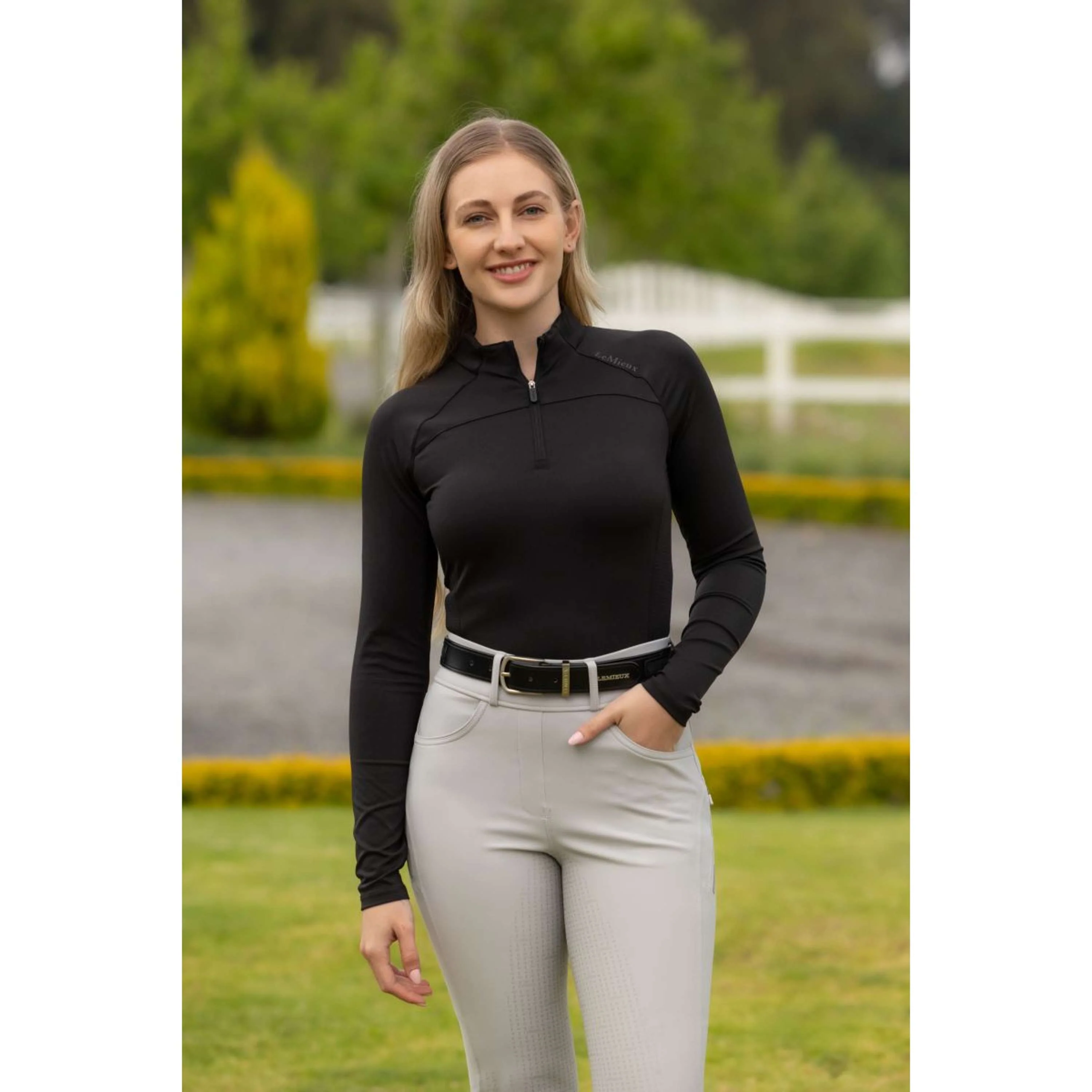 LeMieux Base Layer Airflow Longues Manches Noir - Image 2