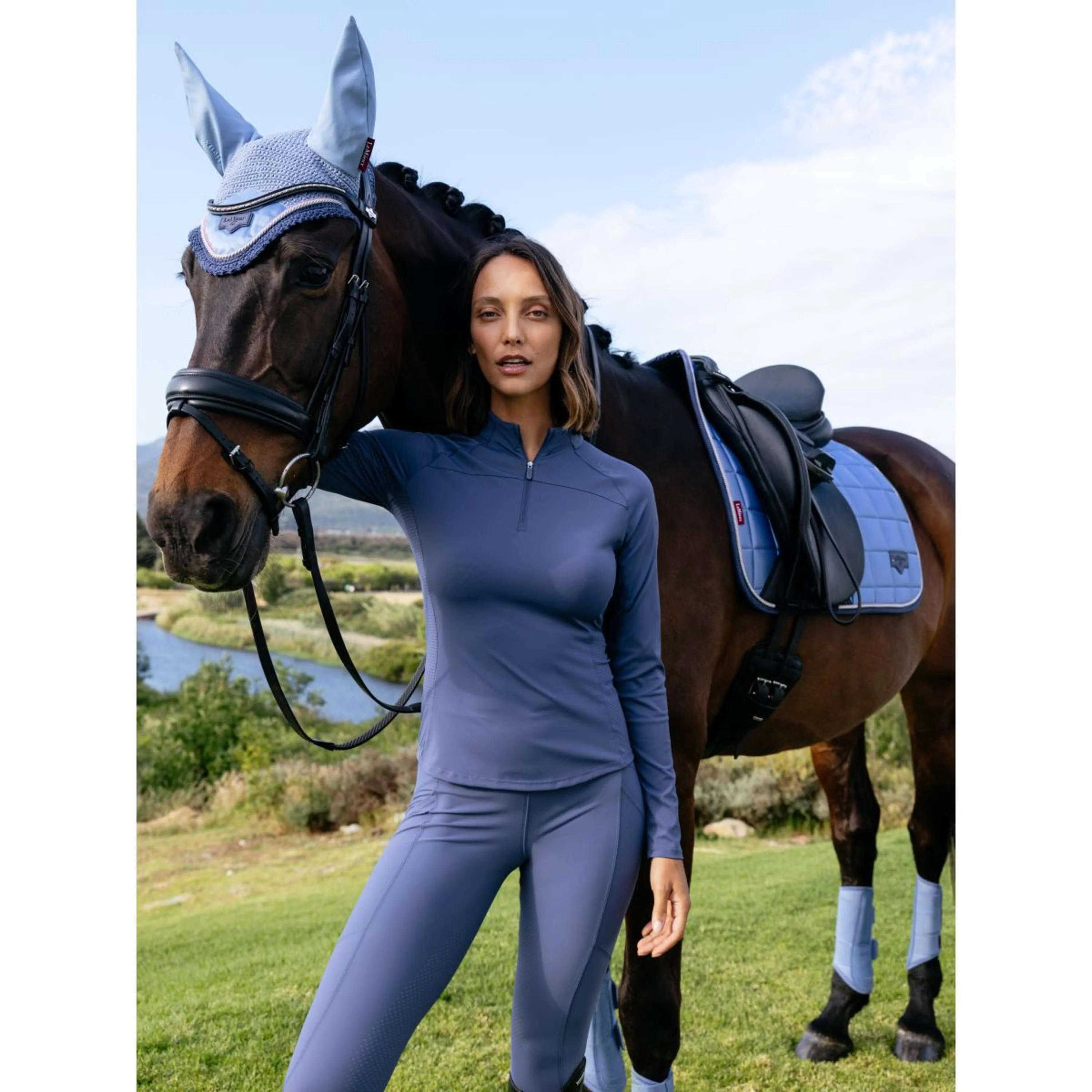 LeMieux Base Layer Airflow Longues Manches Shadow - Image 10