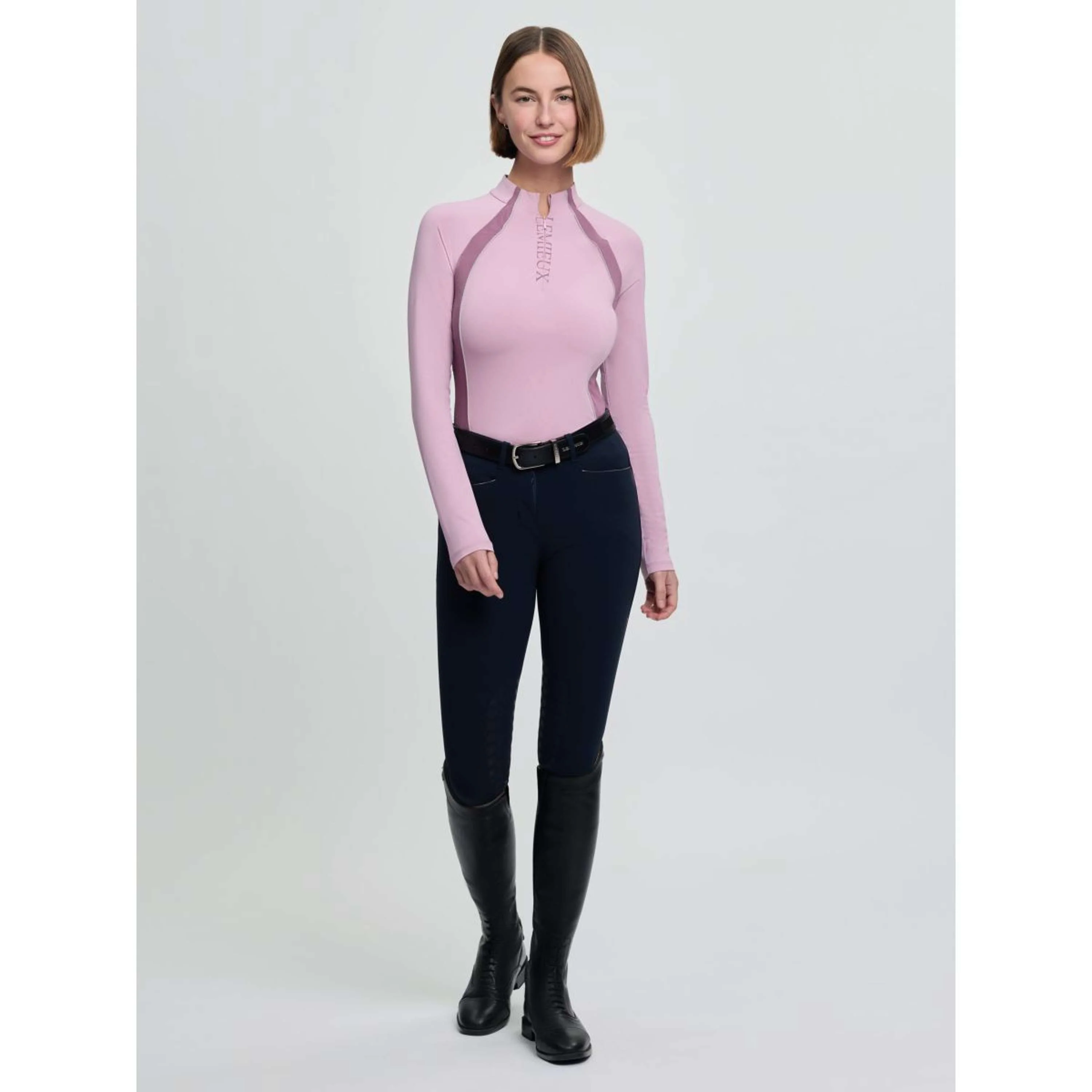 LeMieux Base Layer Philippa Mesh Longues Manches Fondant - Image 3