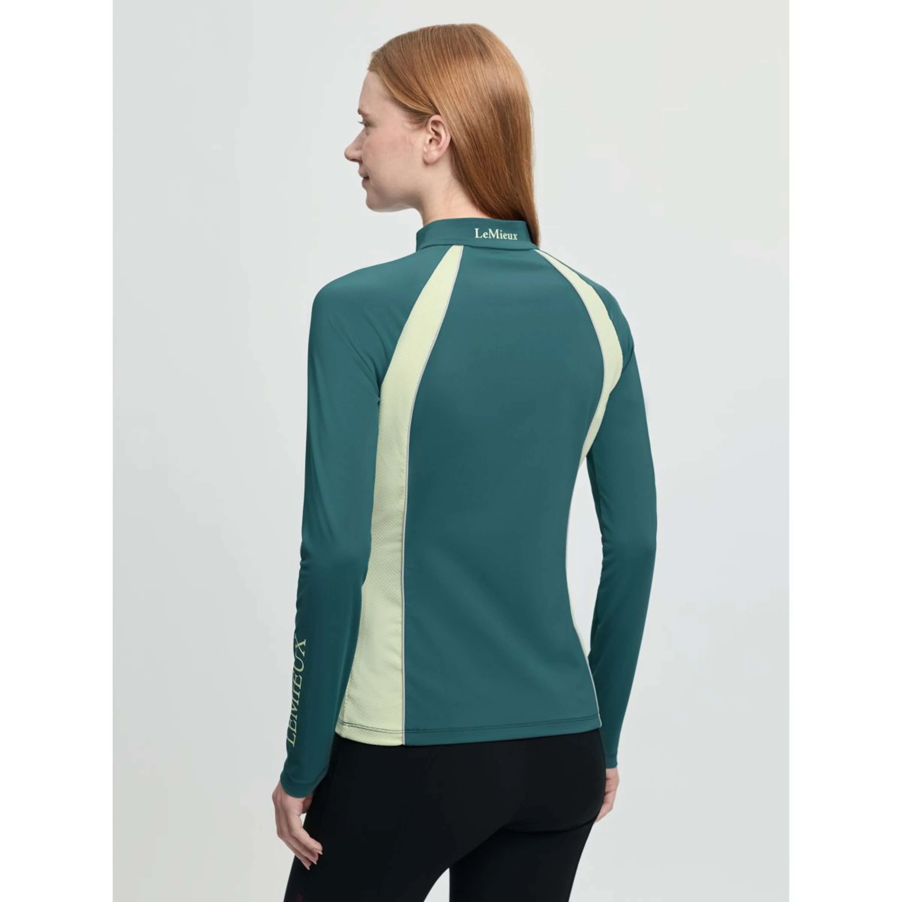 LeMieux Base Layer Philippa Mesh Longues Manches Jungle - Image 3