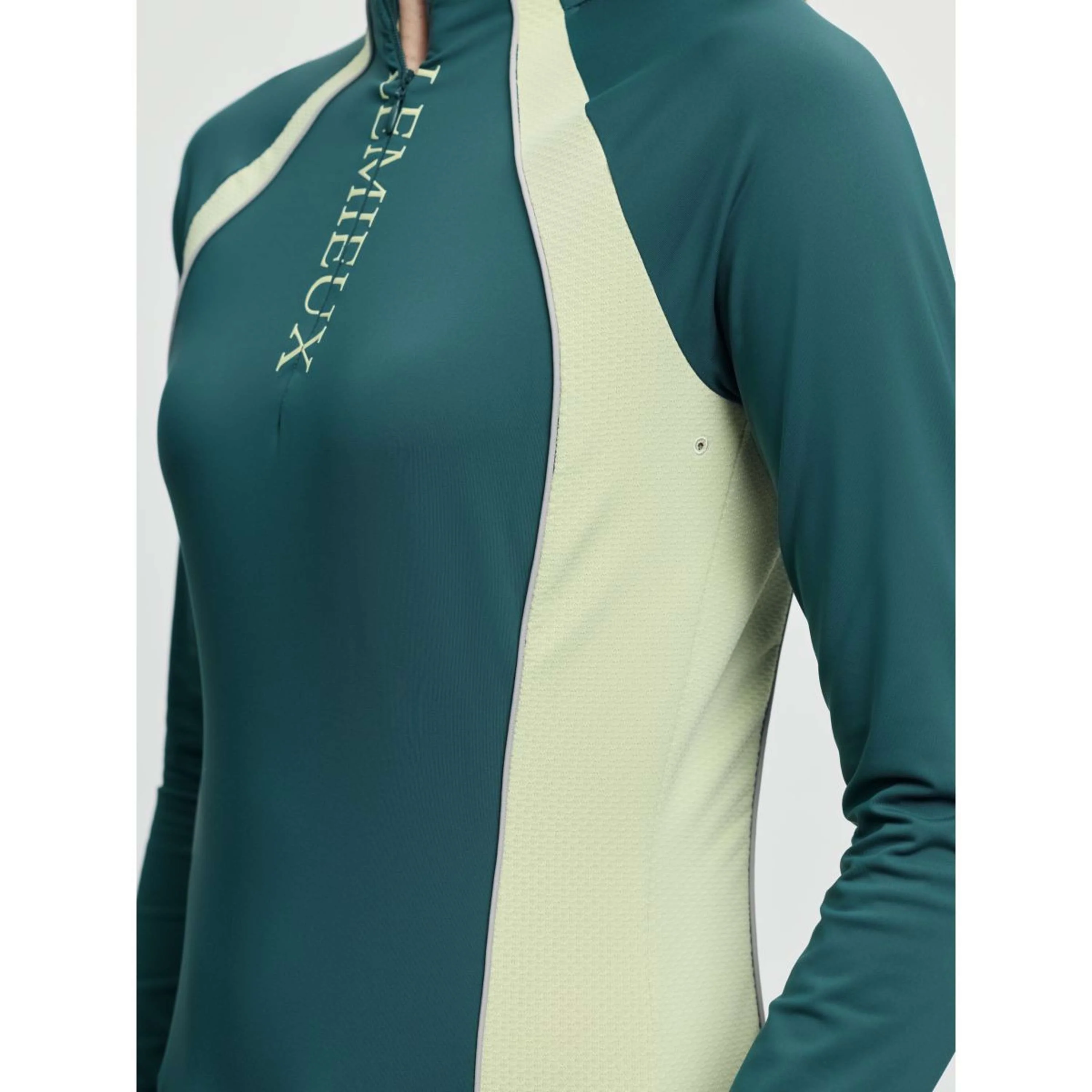 LeMieux Base Layer Philippa Mesh Longues Manches Jungle - Image 5
