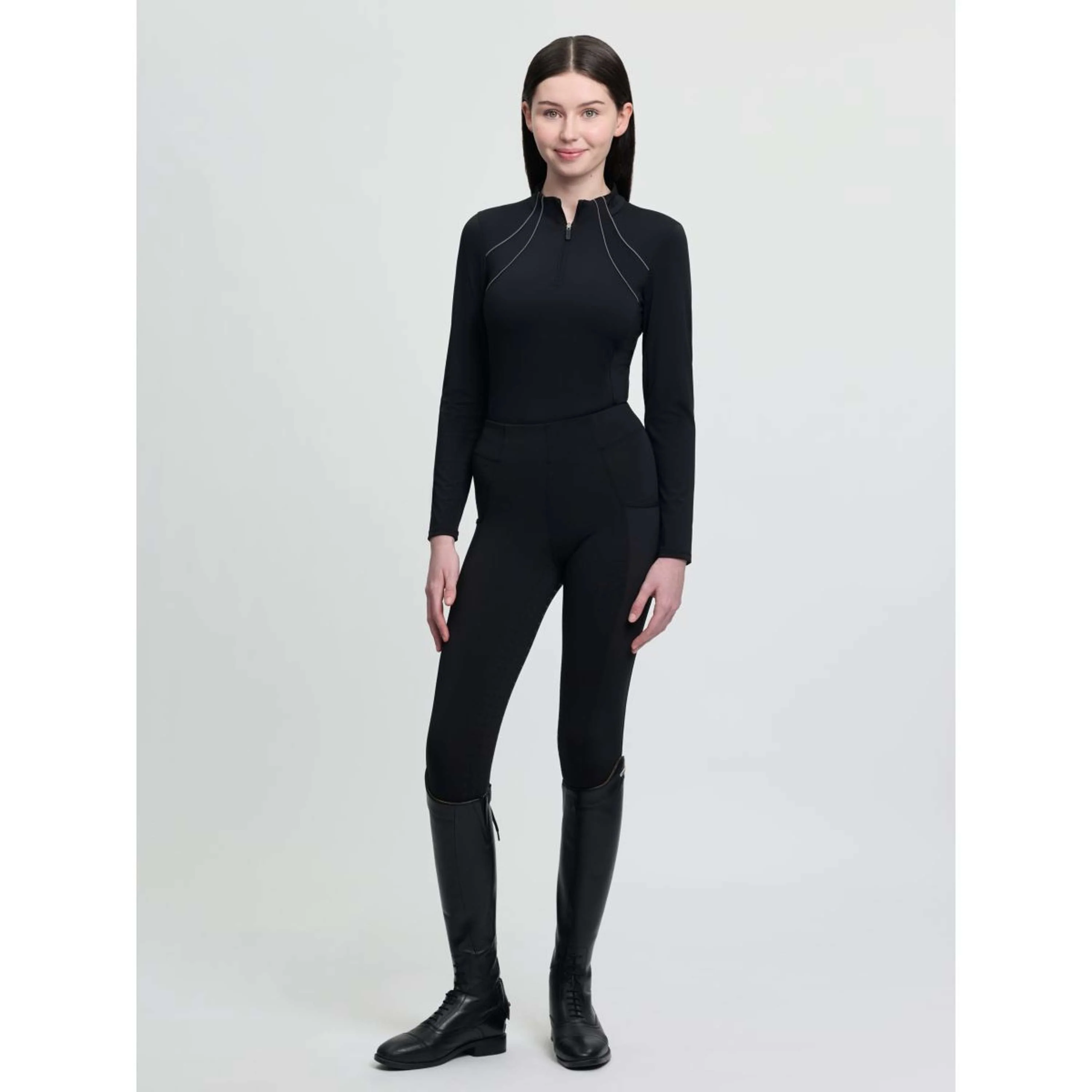 LeMieux Base Layer Young Rider Airflow Noir - Image 3