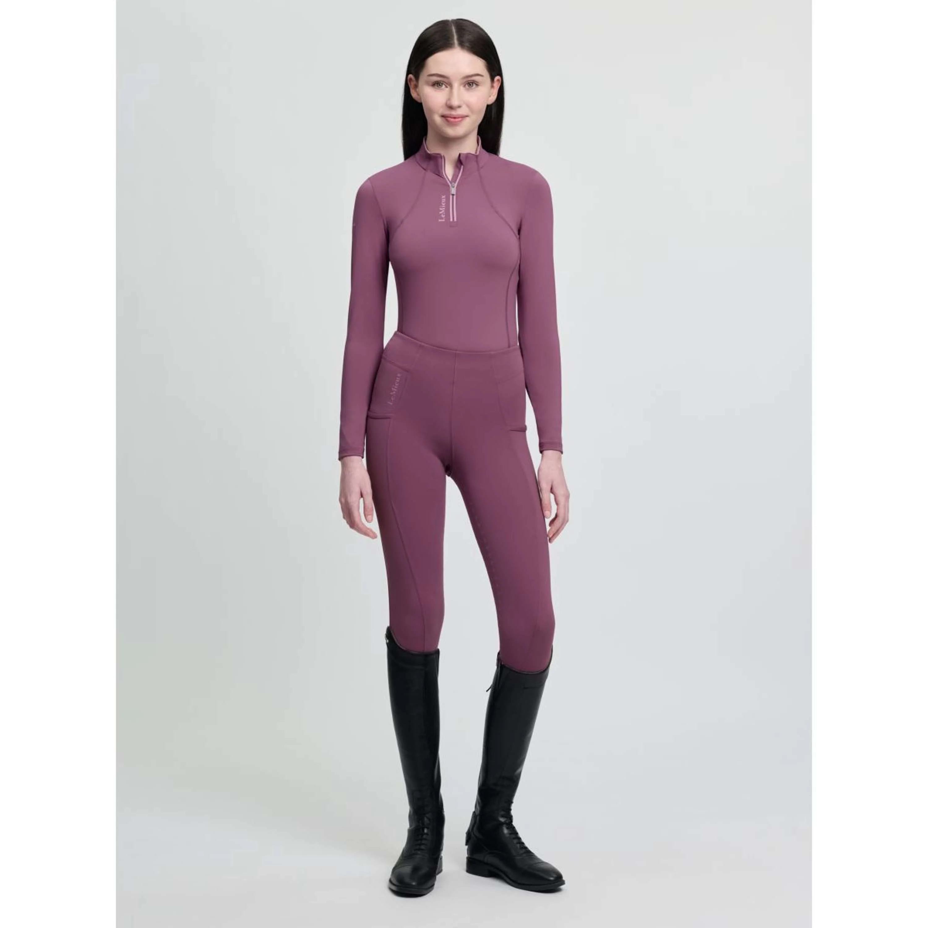 LeMieux Base Layer Young Rider Classique Mallow - Image 8