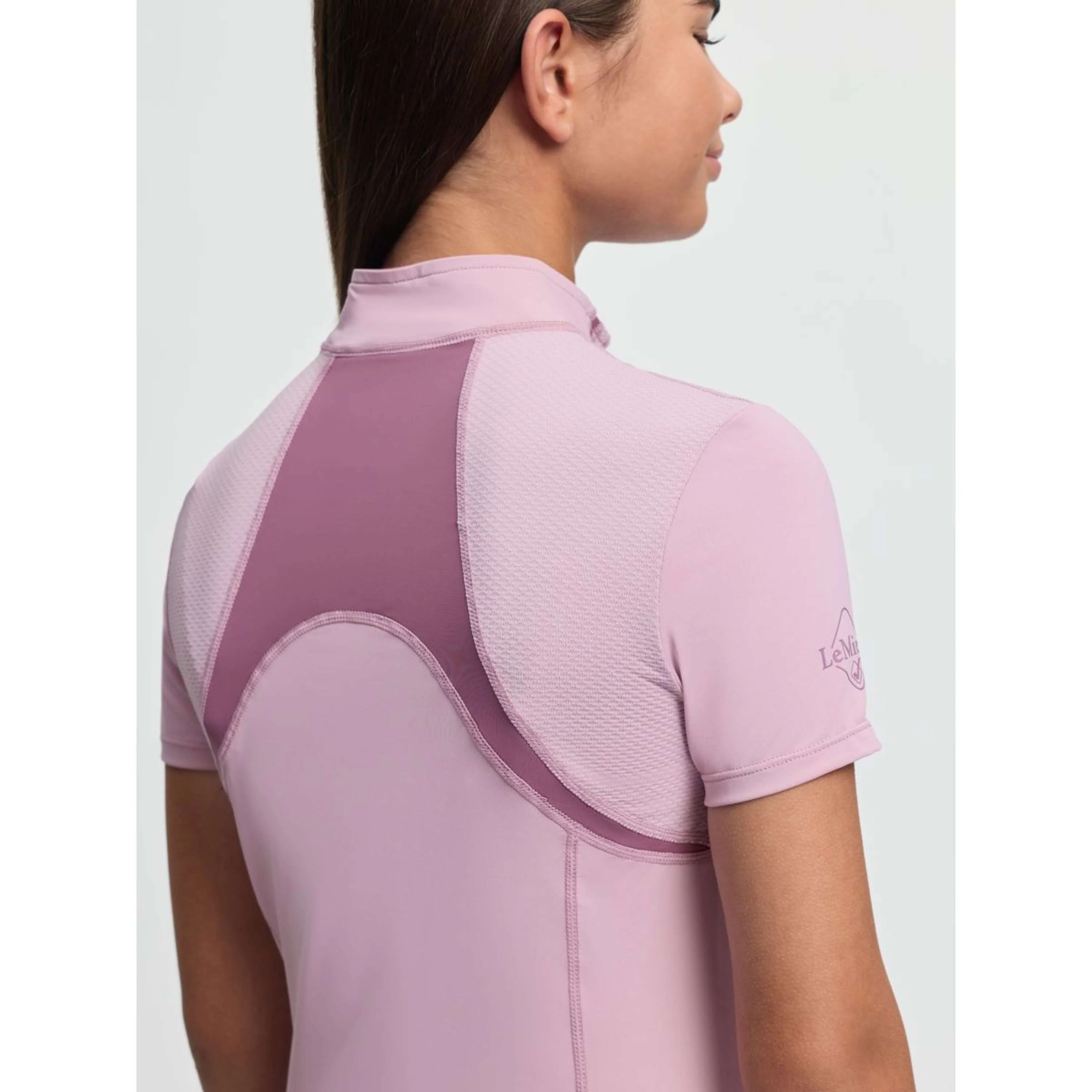 LeMieux Base Layer Young Rider Mia Mesh Fondant - Image 10