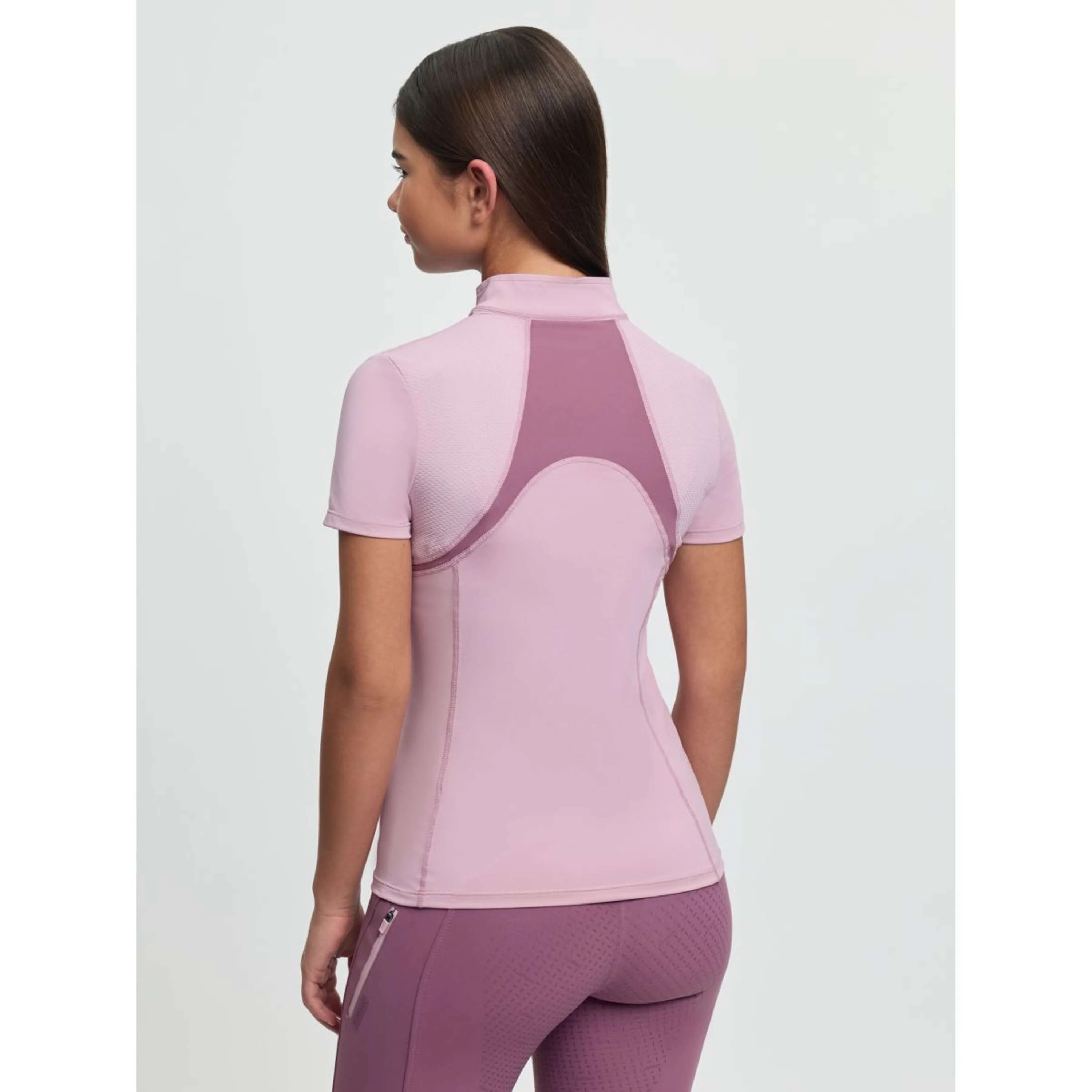 LeMieux Base Layer Young Rider Mia Mesh Fondant - Image 7