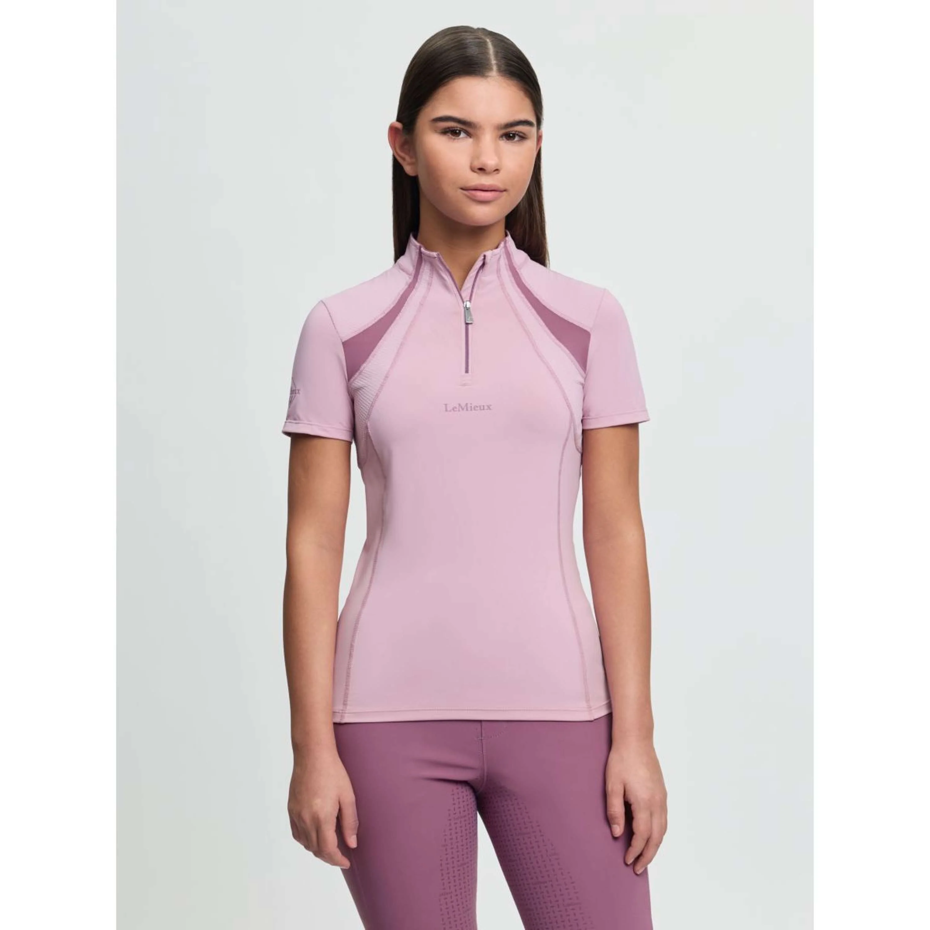 LeMieux Base Layer Young Rider Mia Mesh Fondant - Image 9
