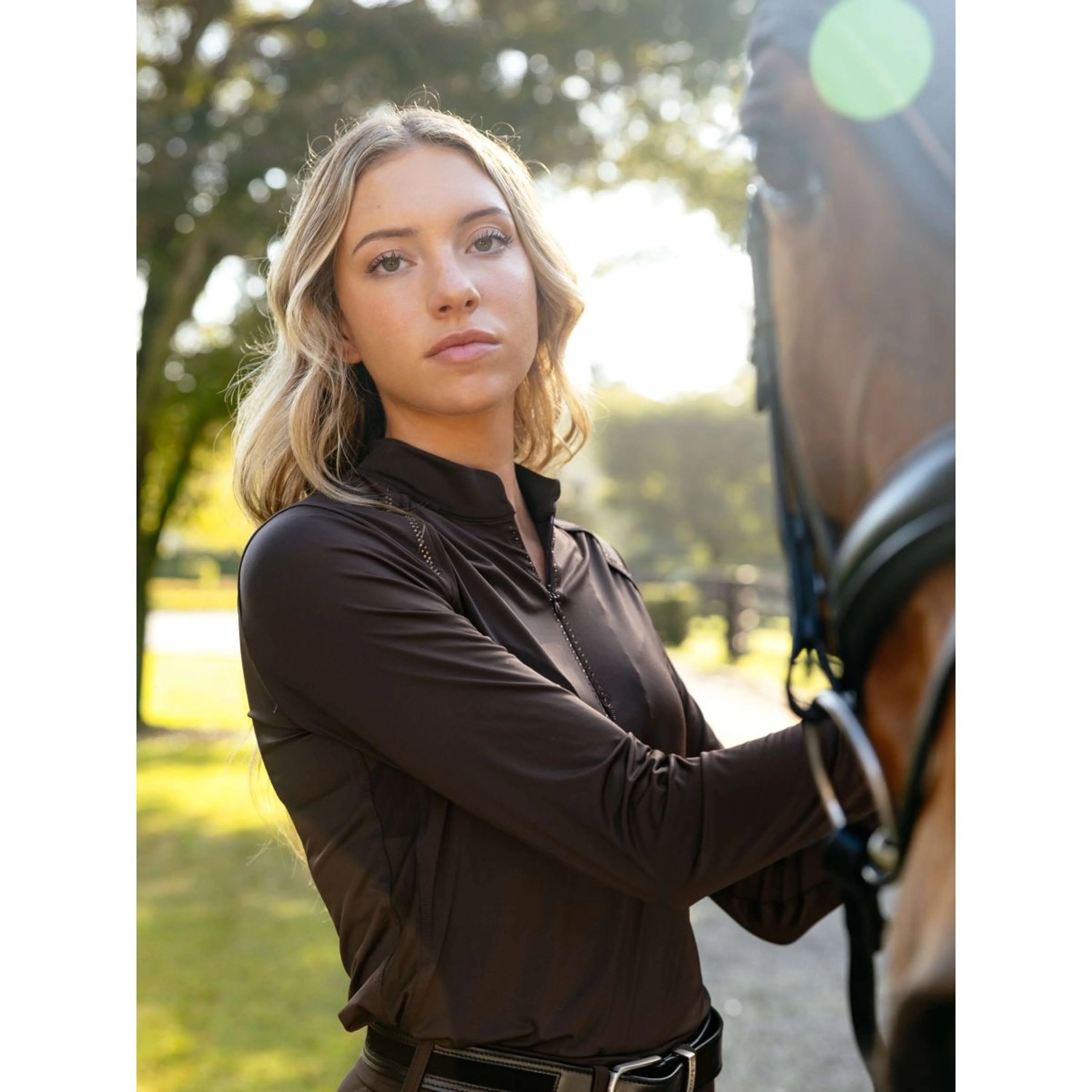 LeMieux Baselayer Brilliance Heyden Lightweight Espresso - Image 3