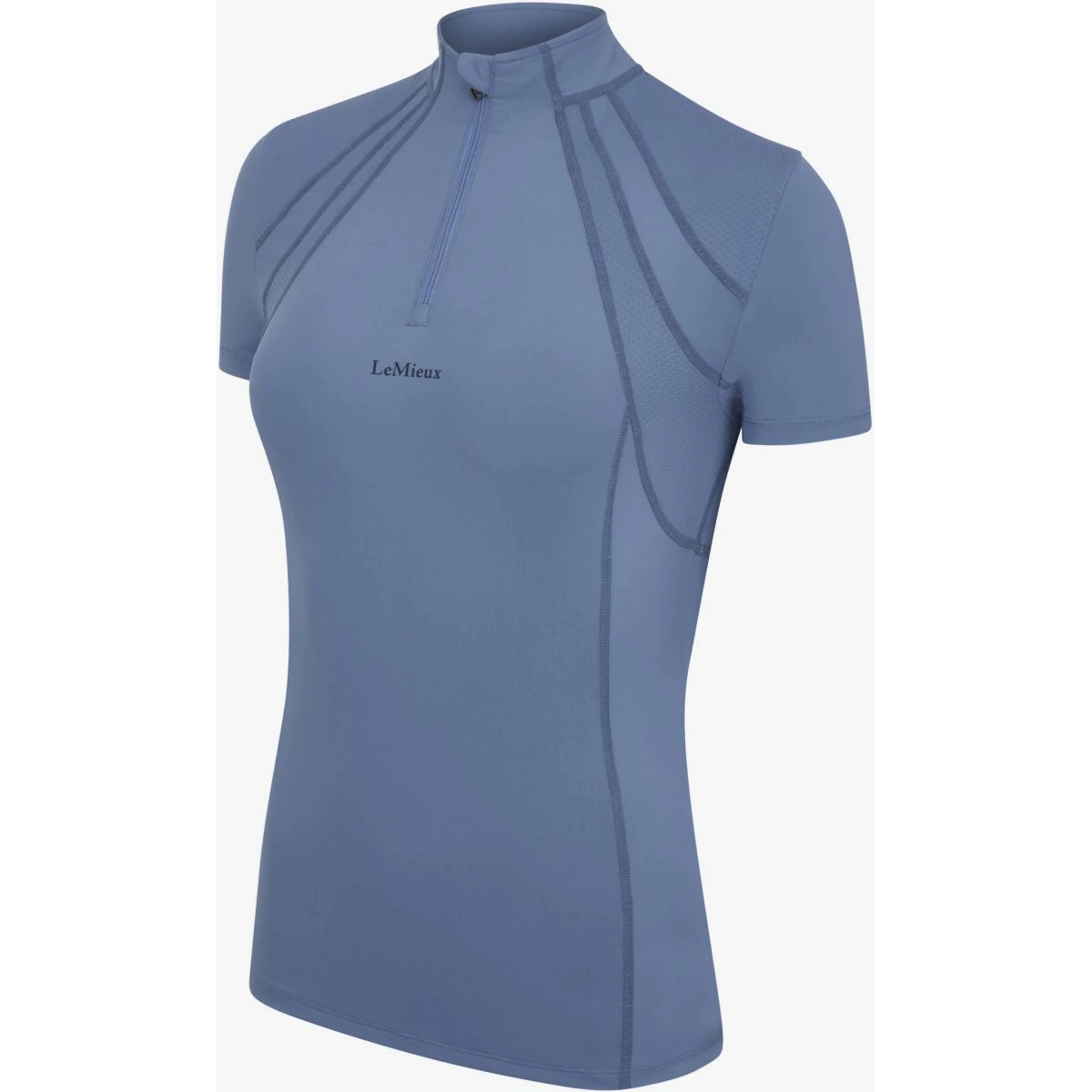 LeMieux Baselayer Mia Mesh Manches Courtes Bleu glace - Image 2