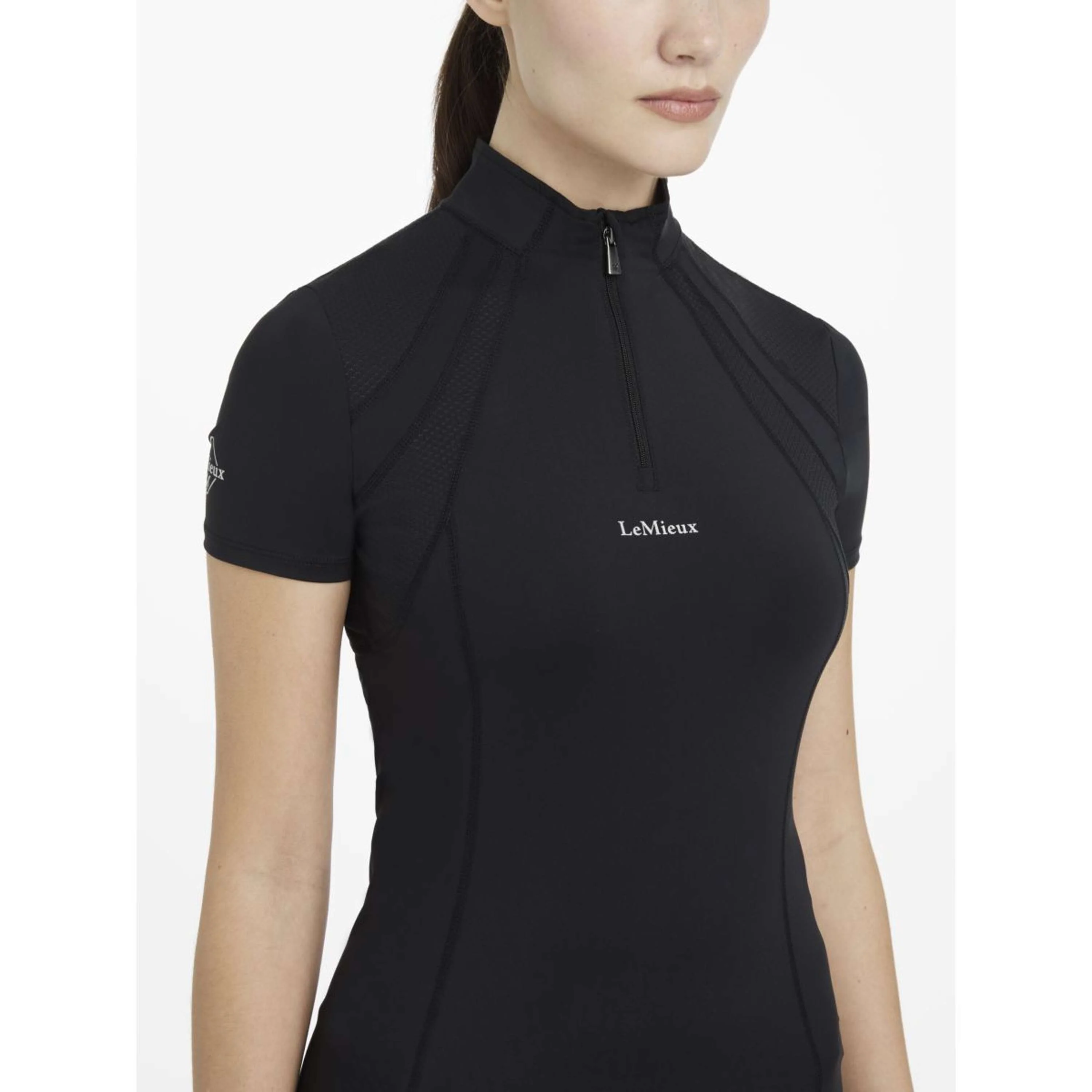LeMieux Baselayer Mia Mesh Manches Courtes Noir - Image 4