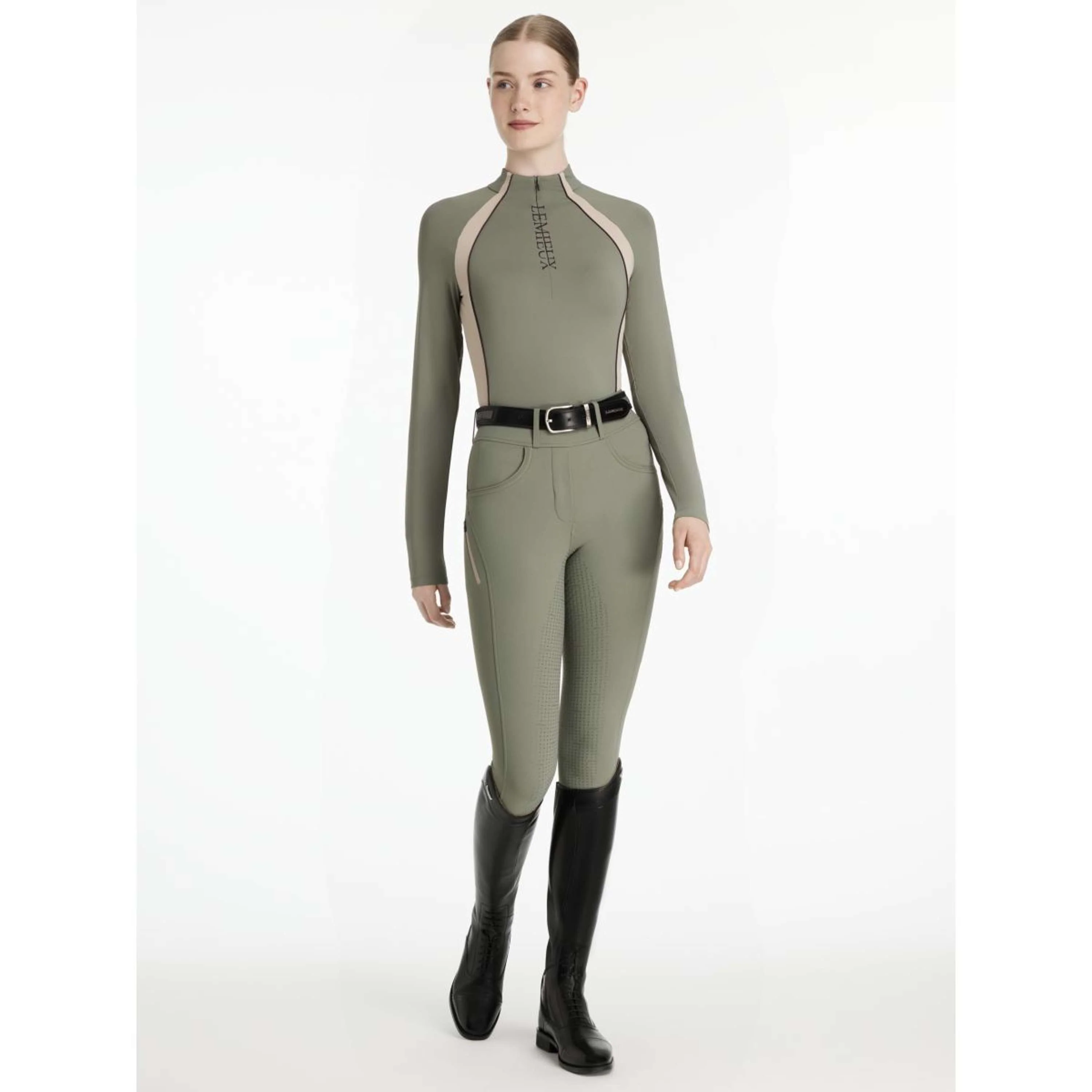LeMieux Baselayer Philippa Mesh Rosemary - Image 2