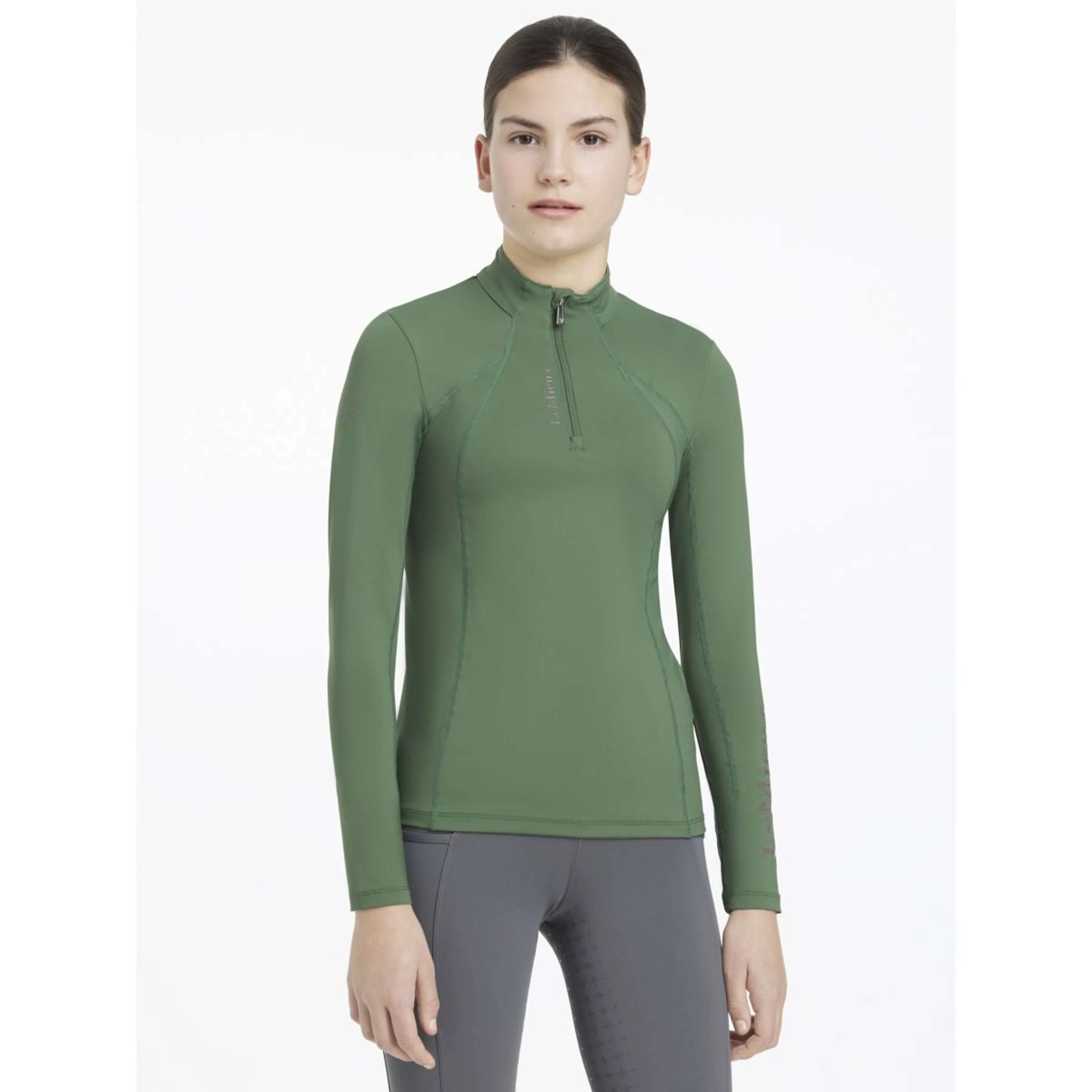LeMieux Baselayer Young Rider Classique Hunter Green - Image 5