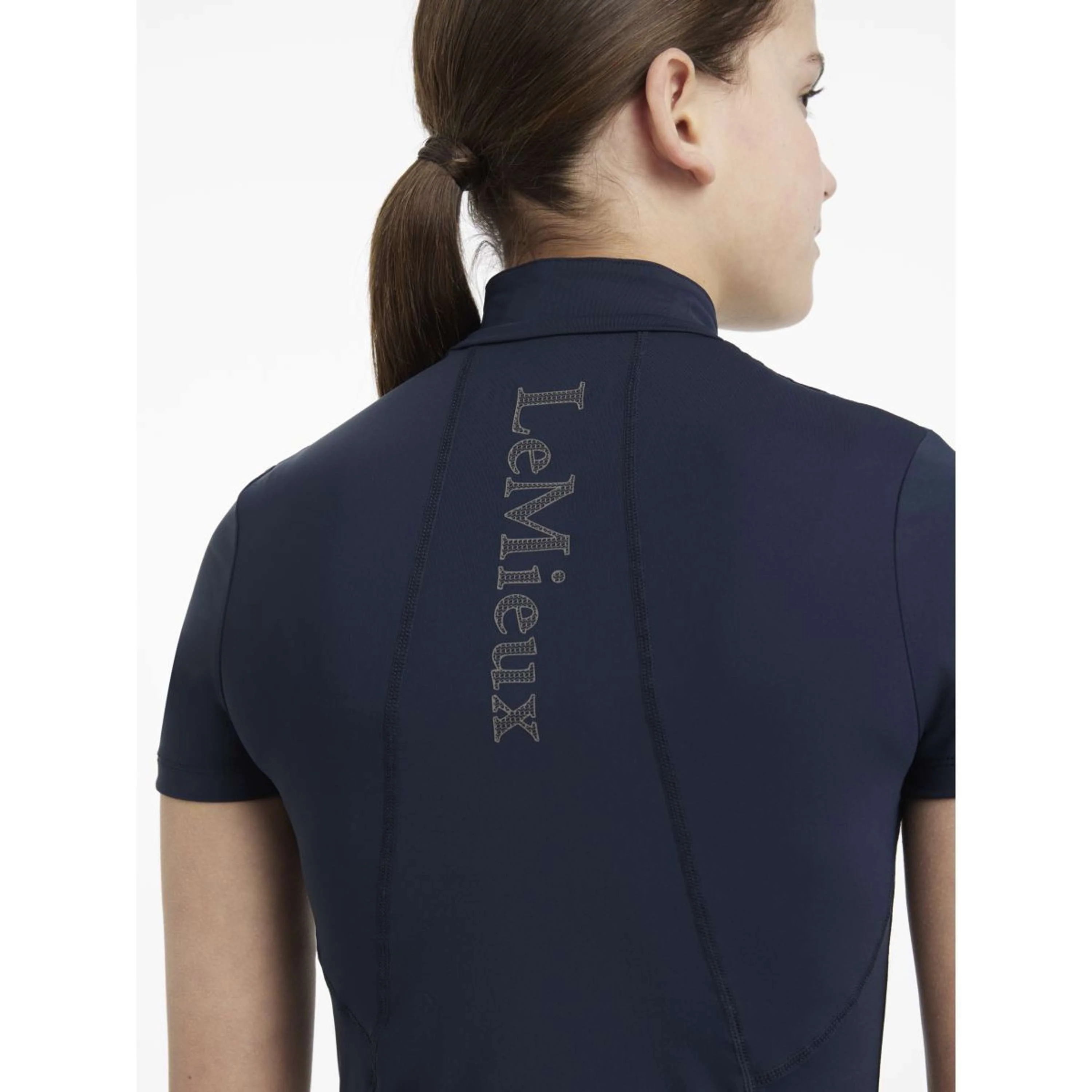 LeMieux Baselayer Young Rider Classique Manches Courtes Marin - Image 4