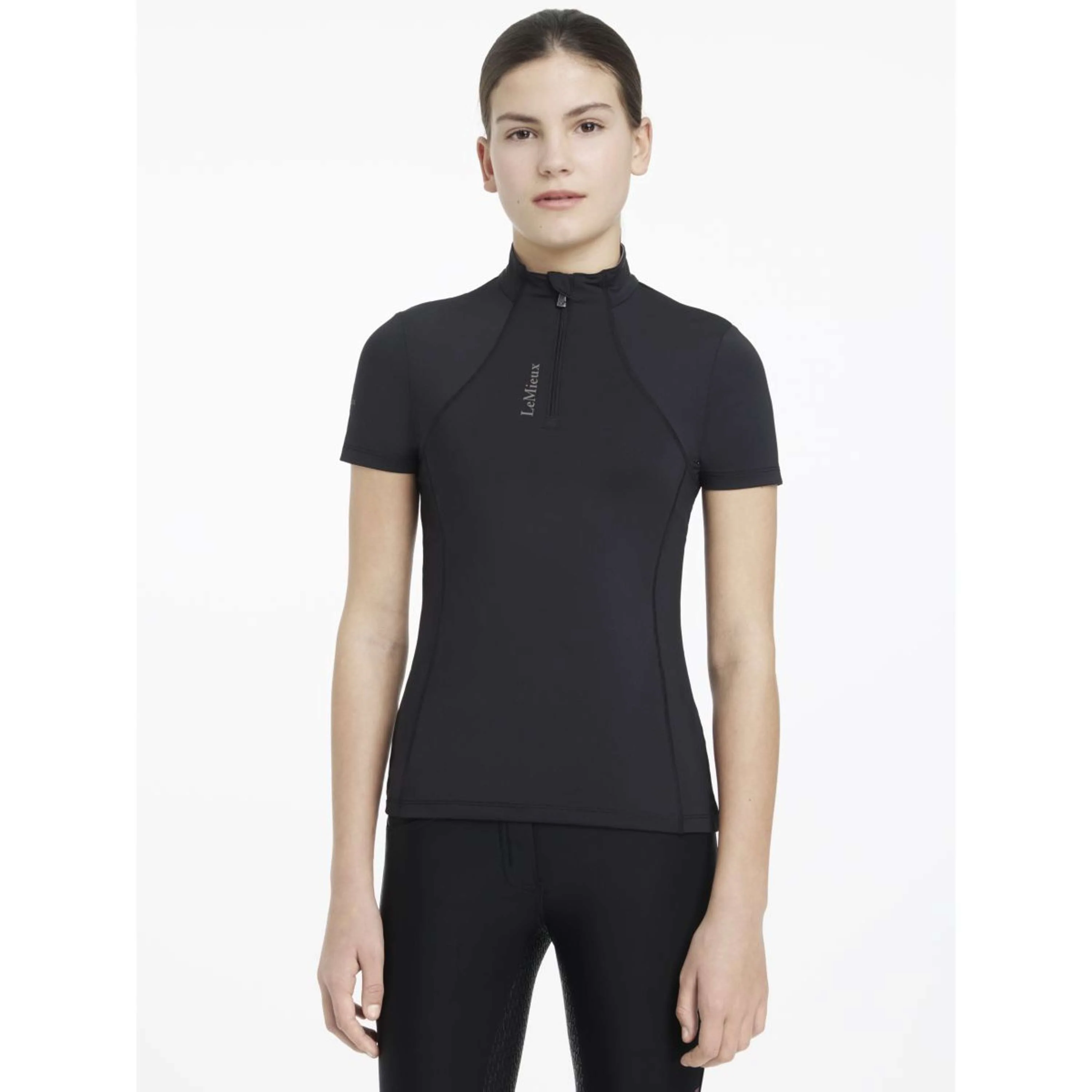 LeMieux Baselayer Young Rider Classique Manches Courtes Noir - Image 2