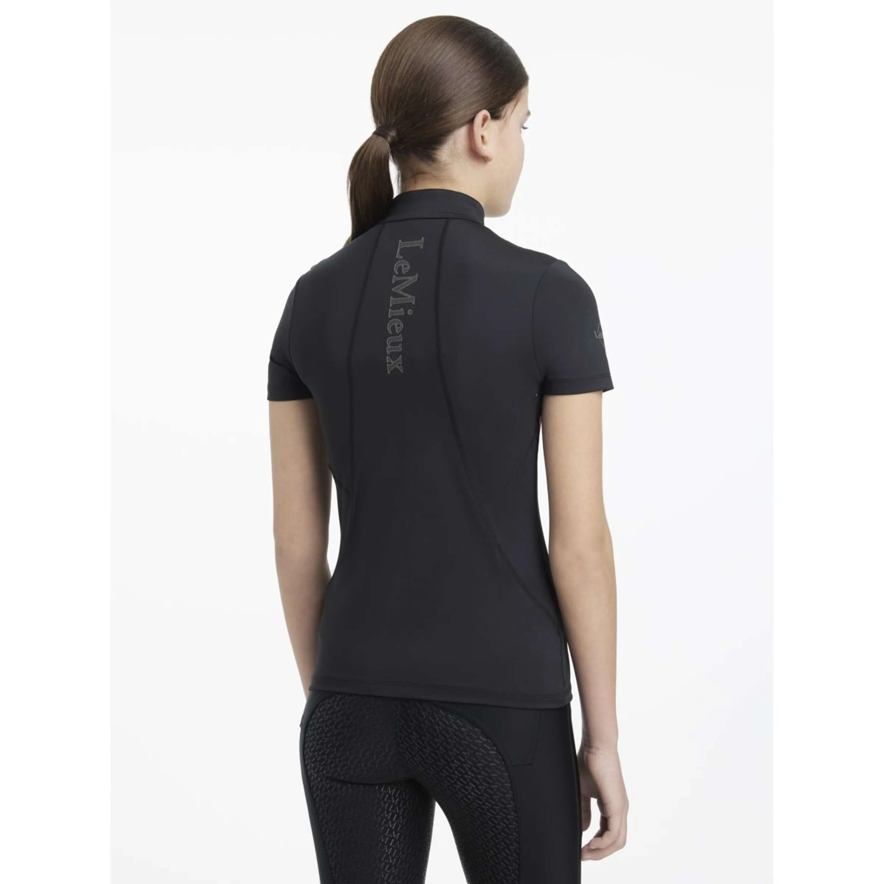 LeMieux Baselayer Young Rider Classique Manches Courtes Noir - Image 3