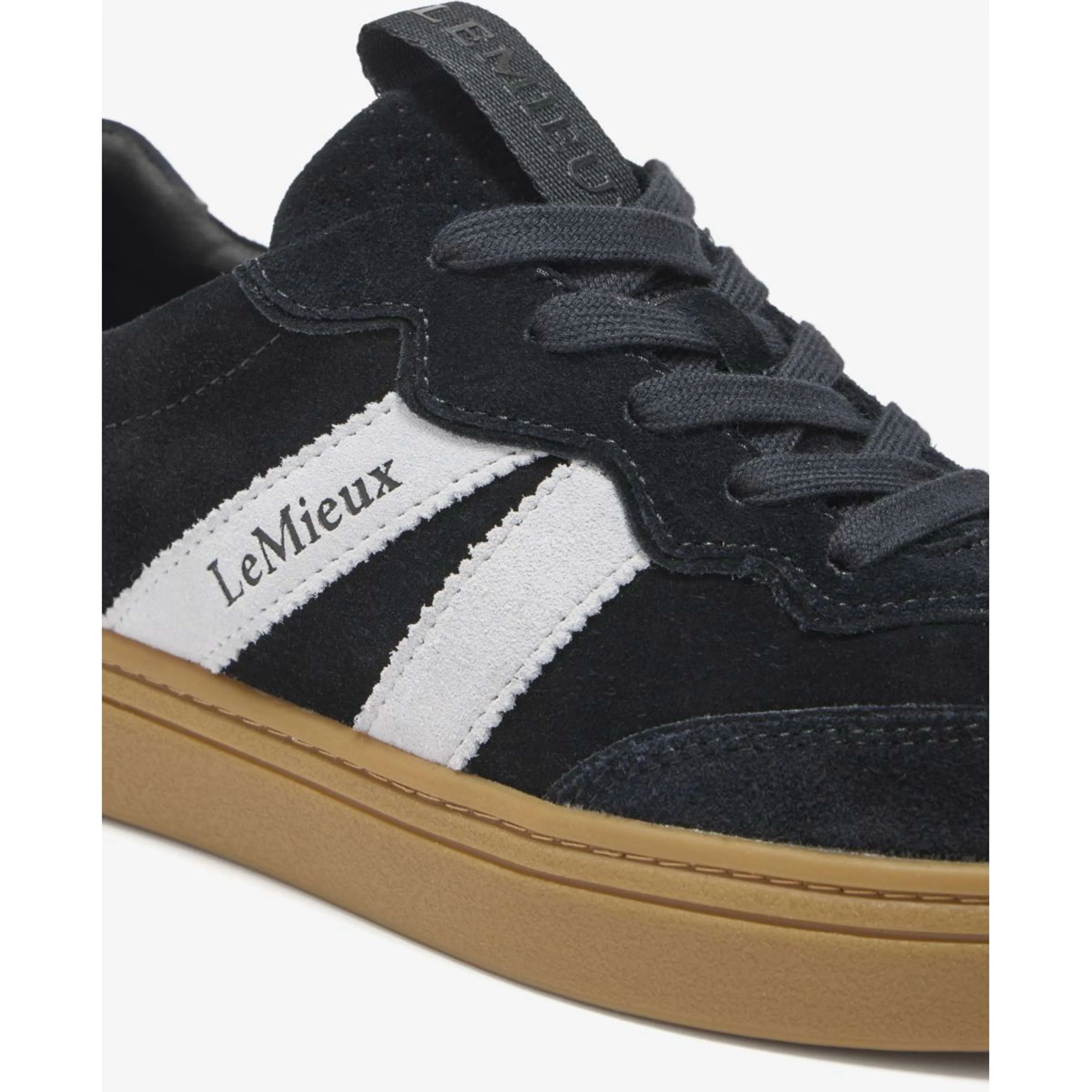LeMieux Basket Stockbridge Suede Lifestyle Noir - Image 4